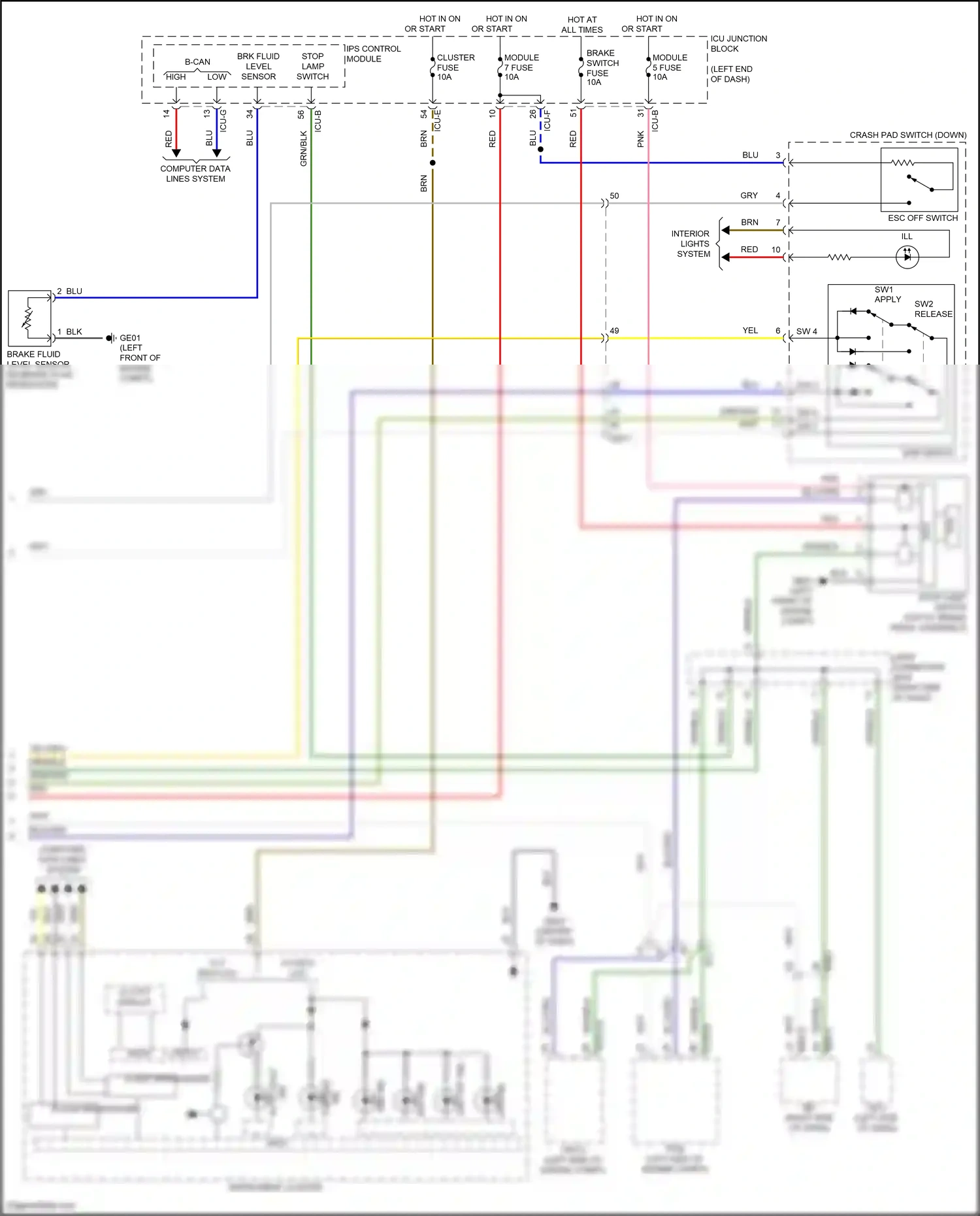 Wiring diagram blu for Hyundai Sonata VIII (2019-2023) (52 of 262)