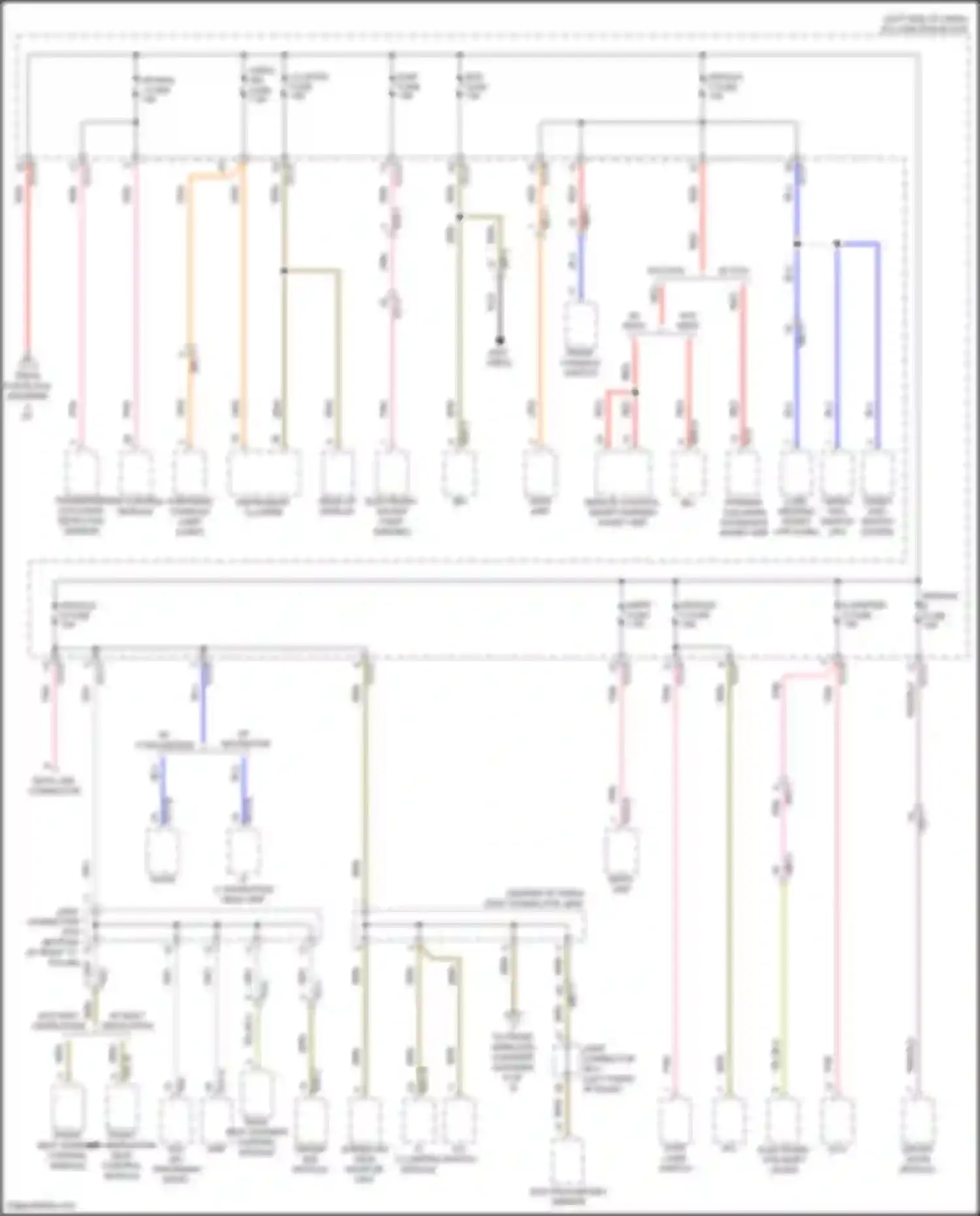 Wiring diagram cluster fuse for Hyundai Sonata VIII (2019-2023) (34 of 46)