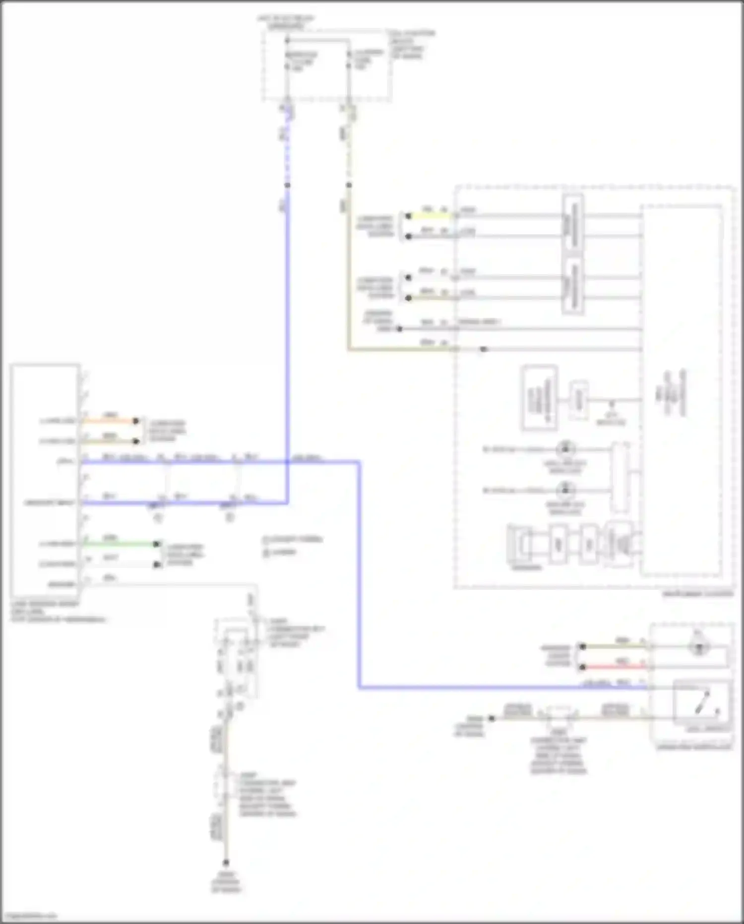 Wiring diagram cluster fuse for Hyundai Sonata VIII (2019-2023) (8 of 46)