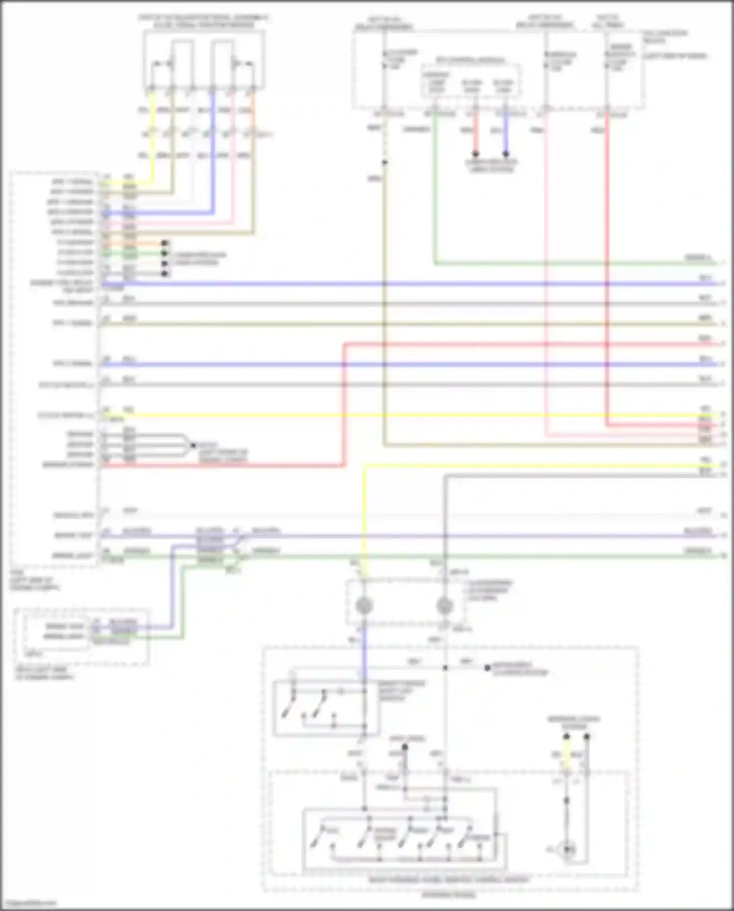 Wiring diagram cluster fuse for Hyundai Sonata VIII (2019-2023) (5 of 46)