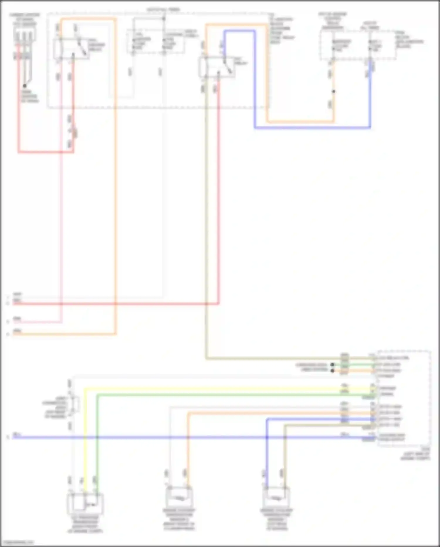 Wiring diagram cooling fan pwm output for Hyundai Sonata VIII (2019-2023) (3 of 3)