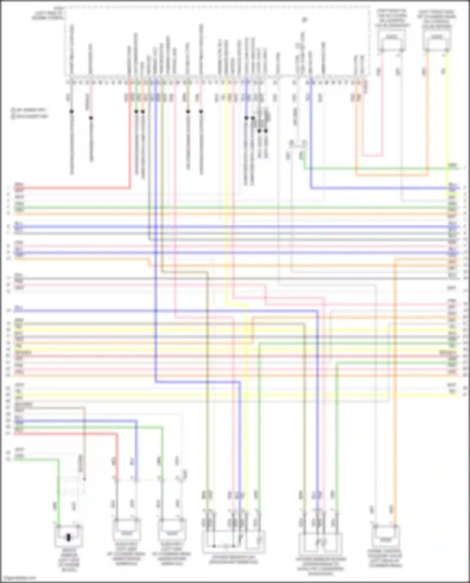 Wiring diagram defogger system for Hyundai Sonata VIII (2019-2023) (8 of 8)