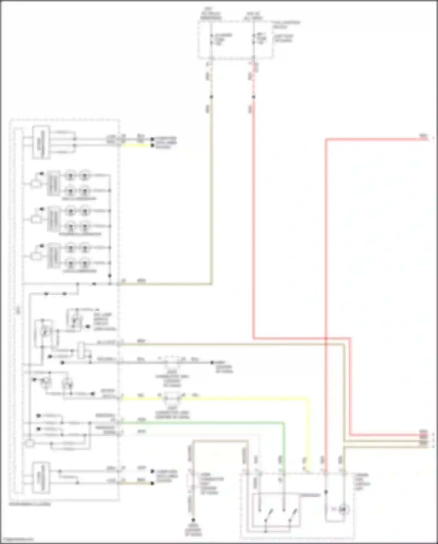 Wiring diagram dial illumination for Hyundai Sonata VIII (2019-2023) (1 of 2)
