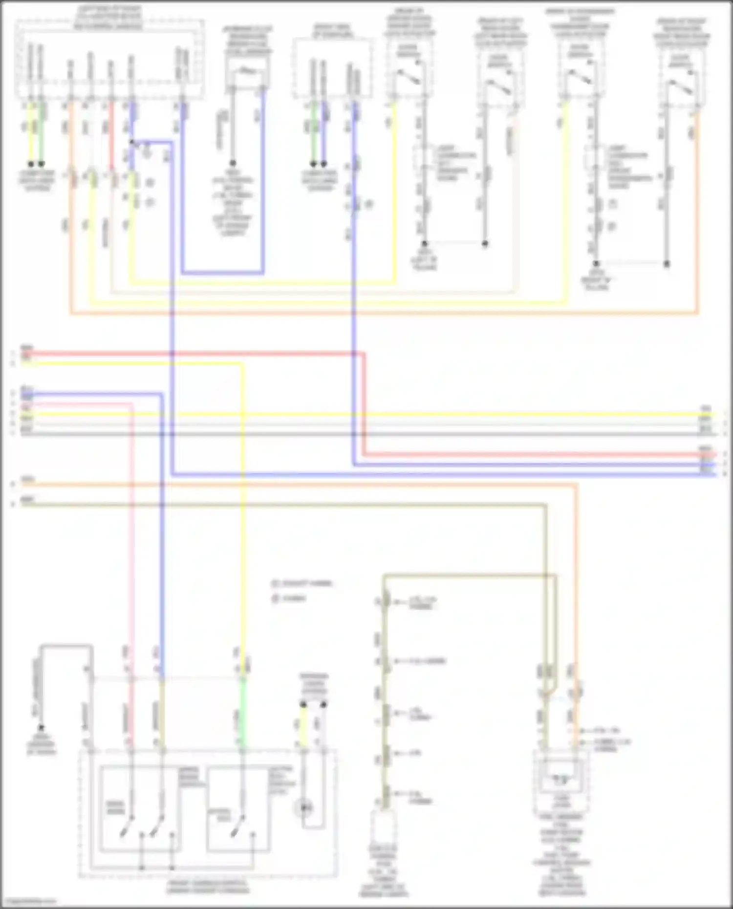 Wiring diagram drive mode for Hyundai Sonata VIII (2019-2023) (2 of 3)