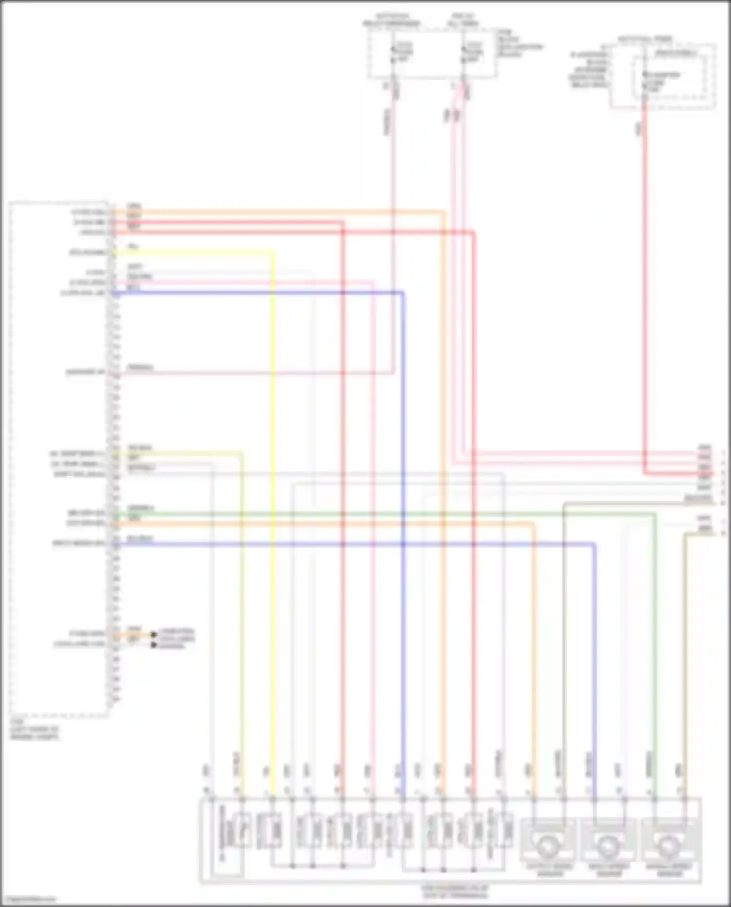 Wiring diagram e-shifter fuse for Hyundai Sonata VIII (2019-2023) (1 of 8)