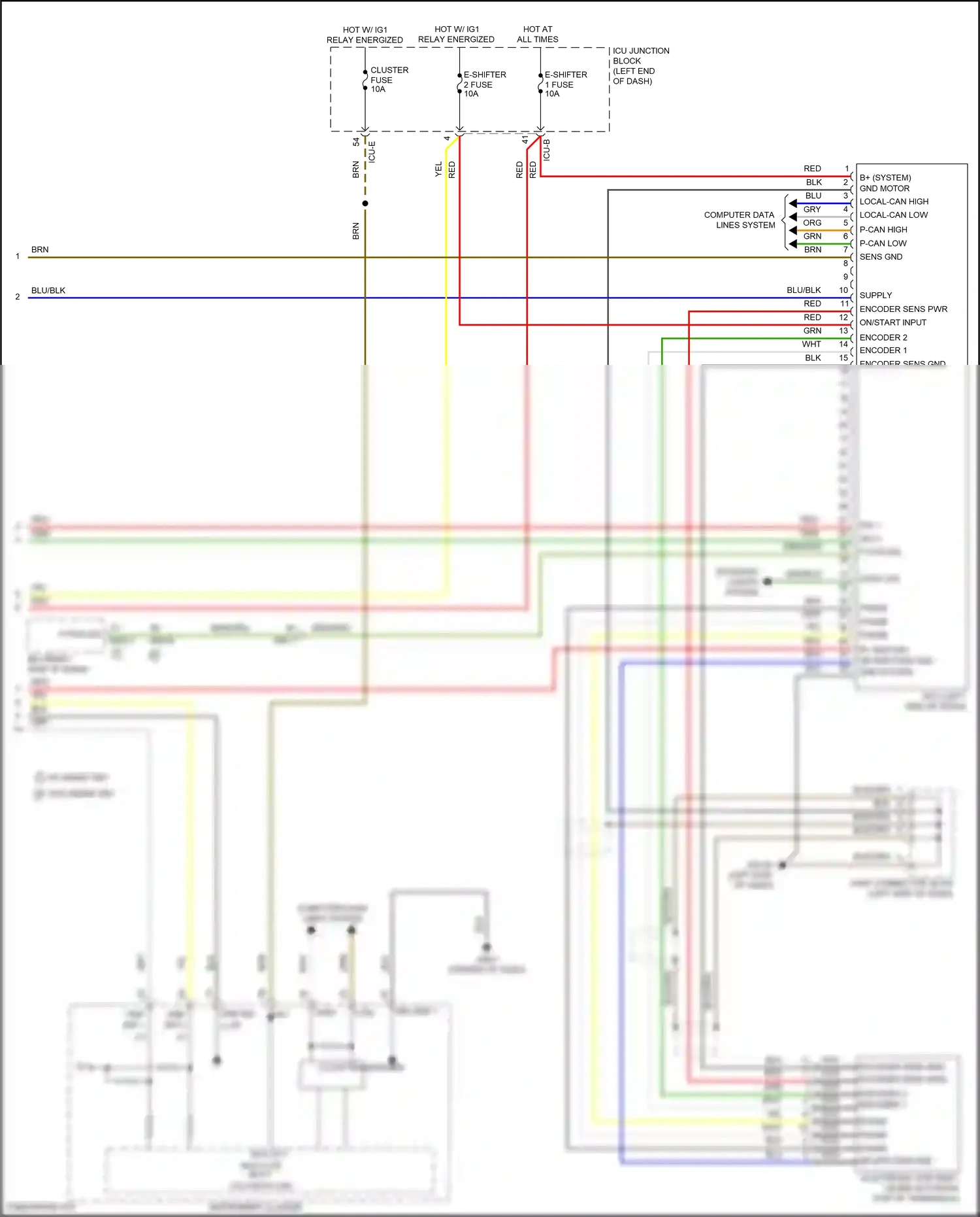 Hyundai Sonata VIII (2019-2023) encoder sens gnd wiring diagram  (1 of 4)