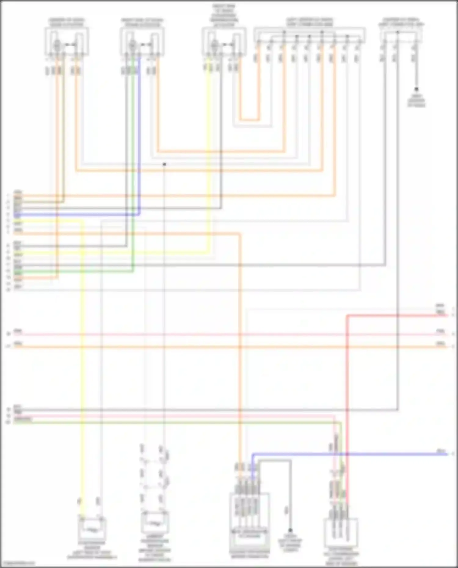 Wiring diagram evaporator sensor for Hyundai Sonata VIII (2019-2023) (3 of 3)