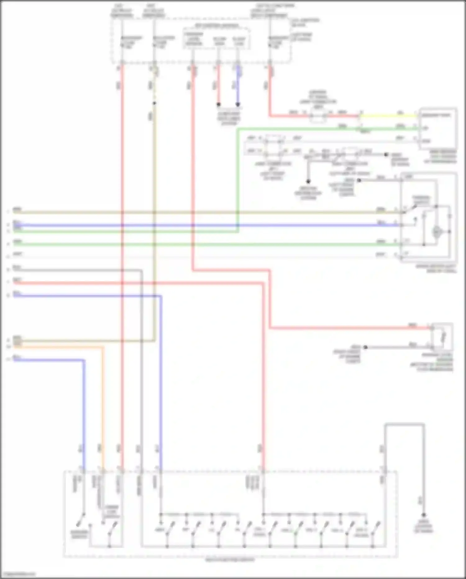 Wiring diagram ground distribution system for Hyundai Sonata VIII (2019-2023) (4 of 4)