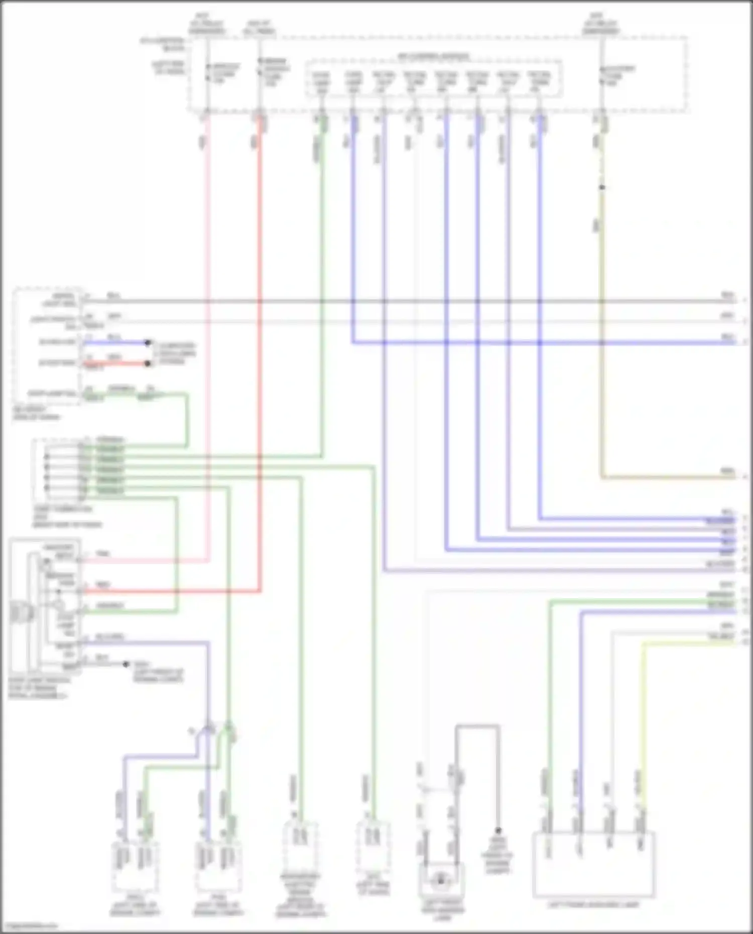 Wiring diagram hpcu-s for Hyundai Sonata VIII (2019-2023) (3 of 9)