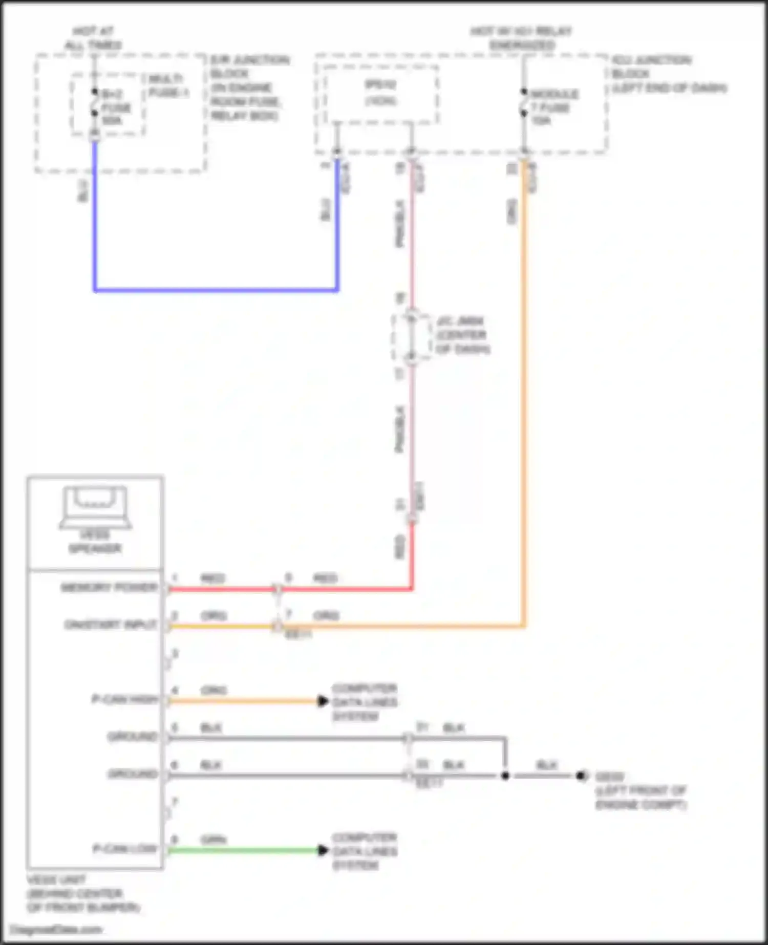 Wiring diagram icu-a for Hyundai Sonata VIII (2019-2023) (11 of 23)