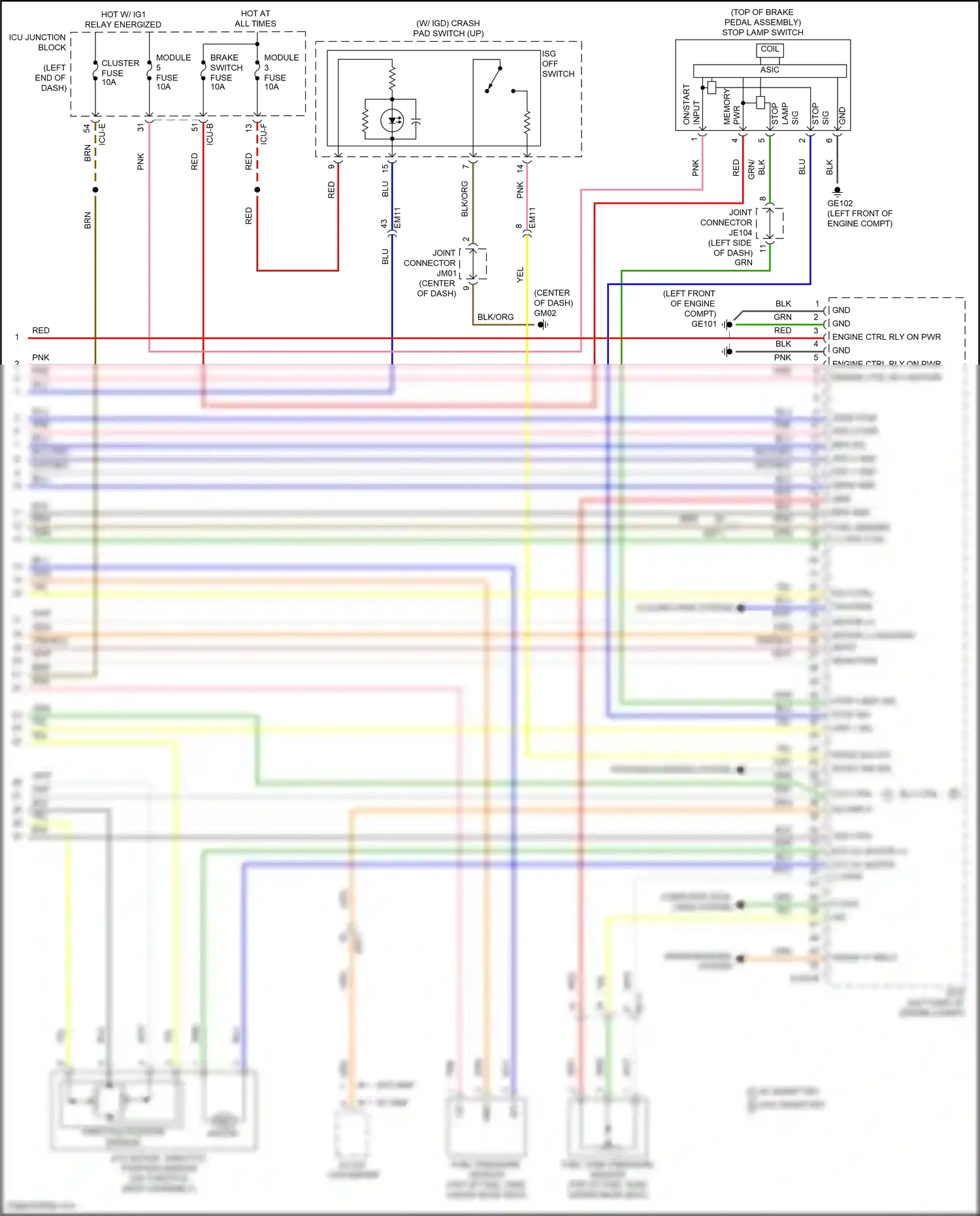 Wiring diagram icu-e for Hyundai Sonata VIII (2019-2023) (118 of 127)