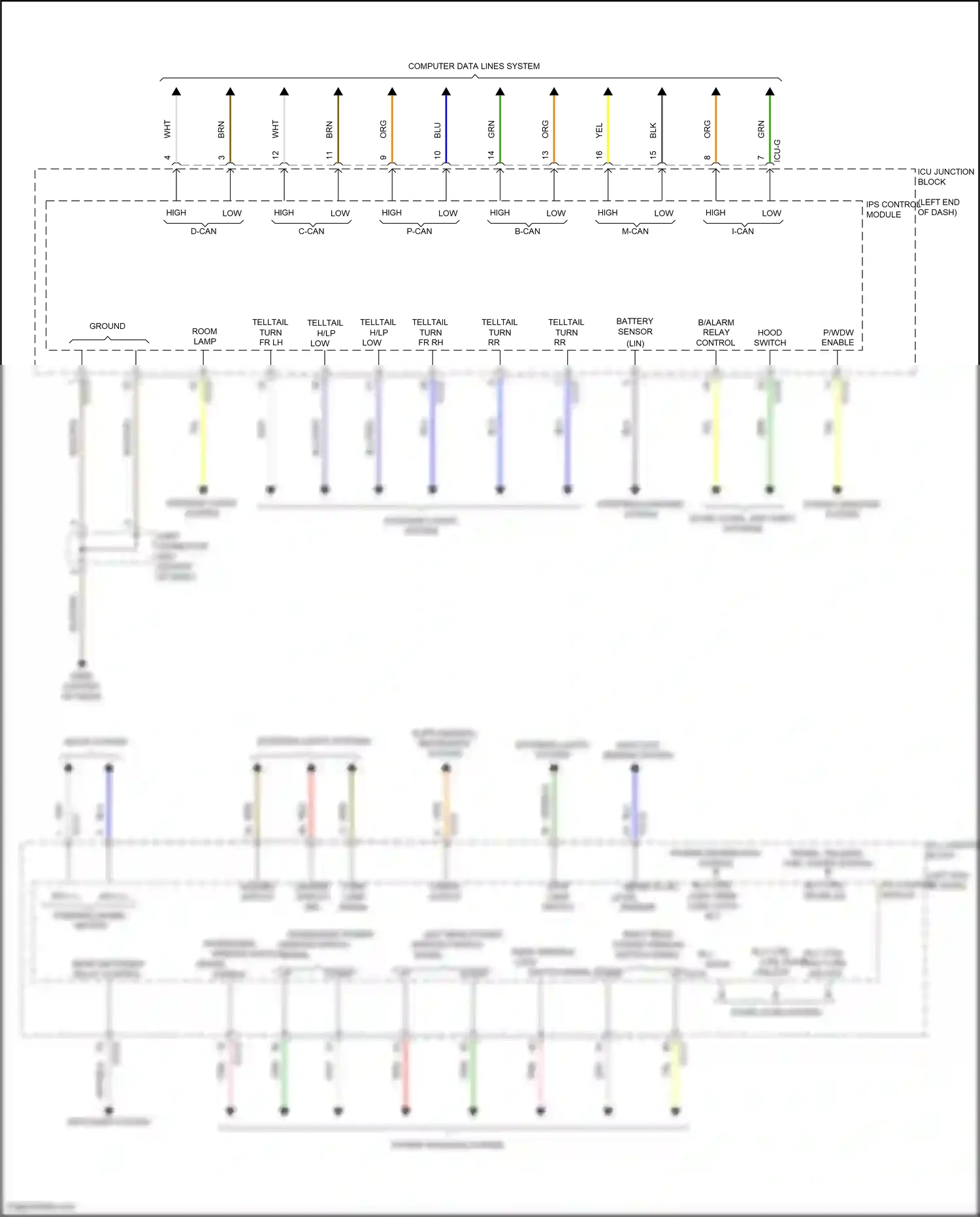 Wiring diagram icu-e for Hyundai Sonata VIII (2019-2023) (54 of 127)