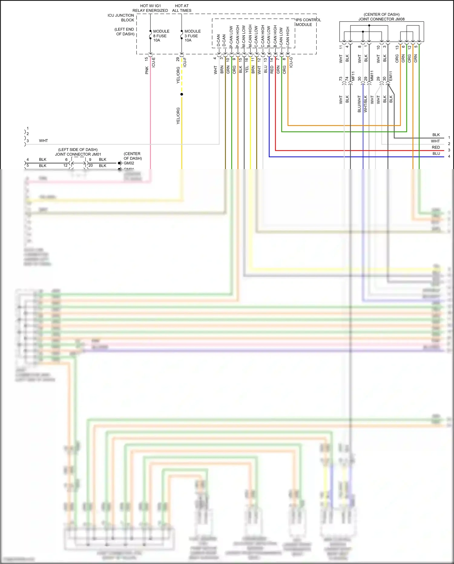 Wiring diagram icu-e for Hyundai Sonata VIII (2019-2023) (87 of 127)