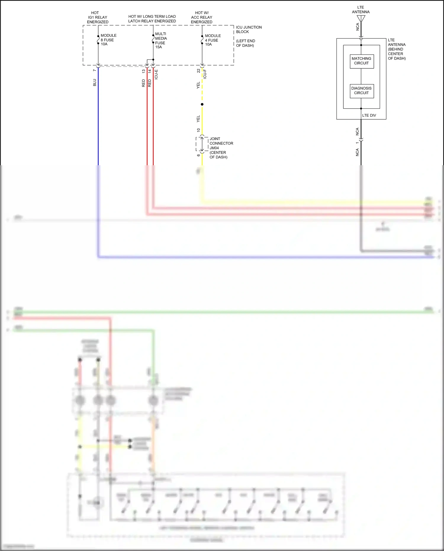 Wiring diagram icu-e for Hyundai Sonata VIII (2019-2023) (16 of 127)