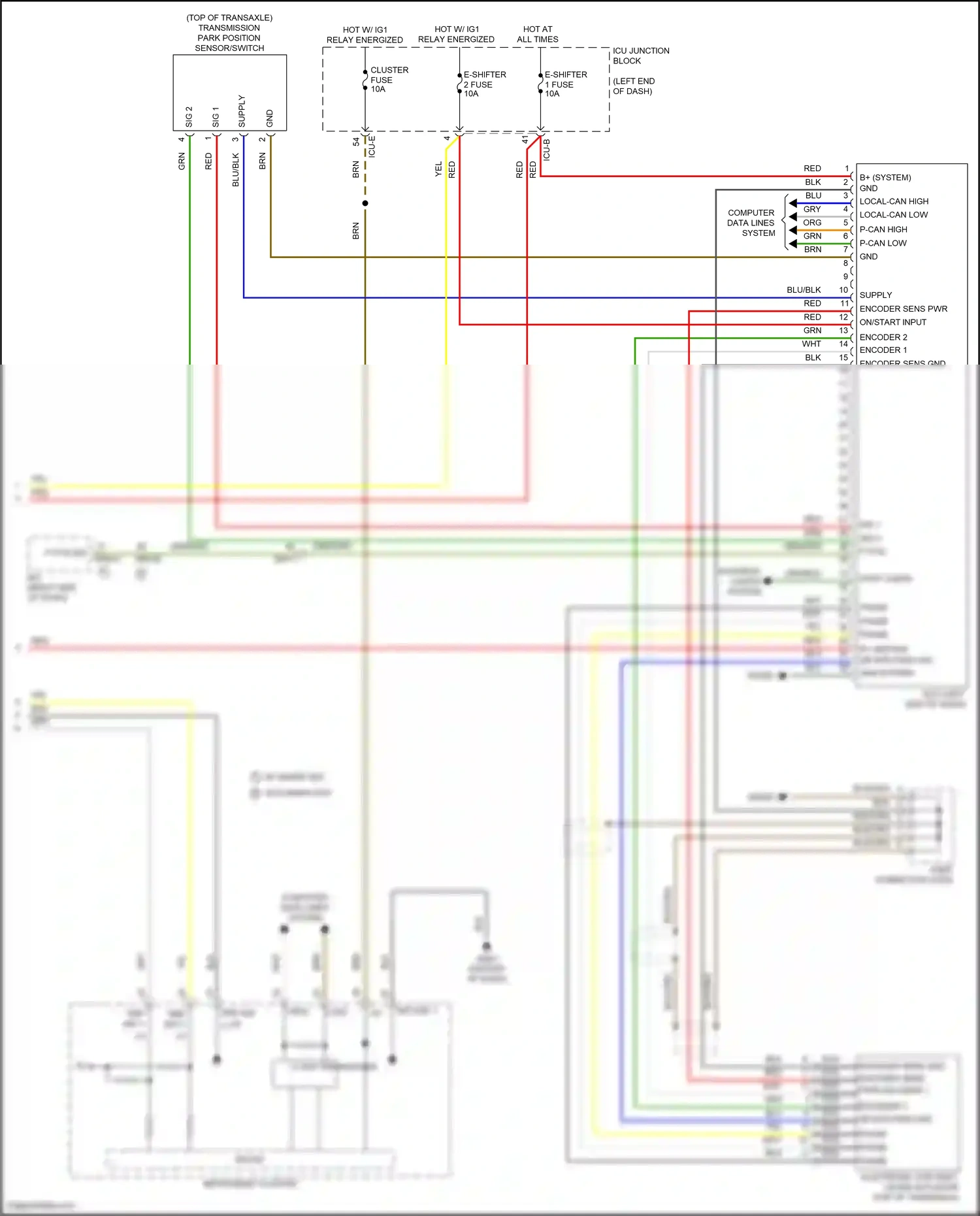 Wiring diagram icu-e for Hyundai Sonata VIII (2019-2023) (124 of 127)