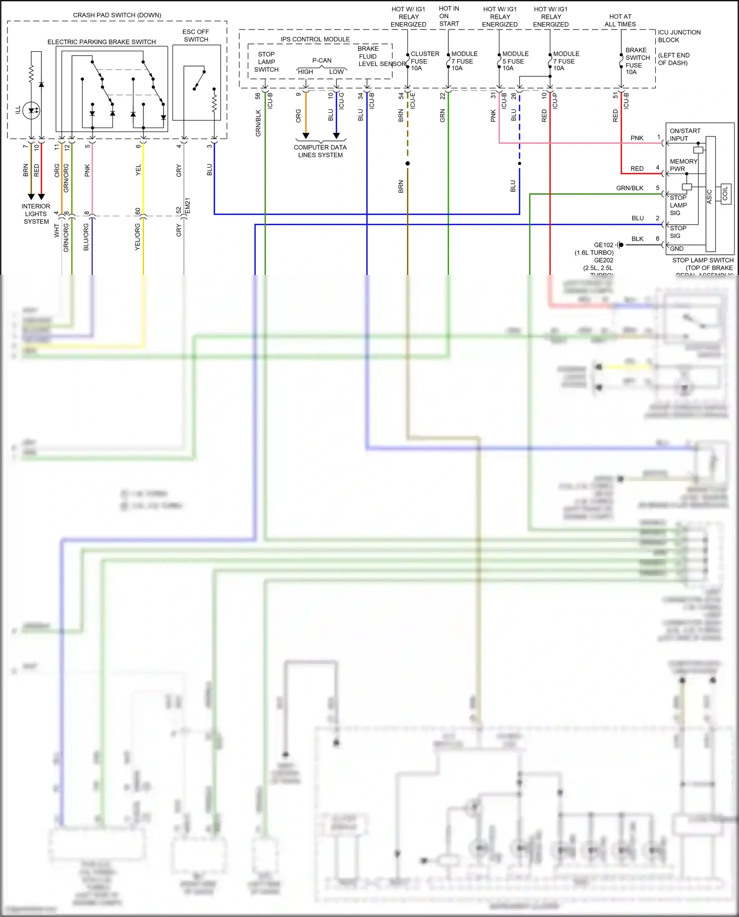 Wiring diagram icu-e for Hyundai Sonata VIII (2019-2023) (21 of 127)