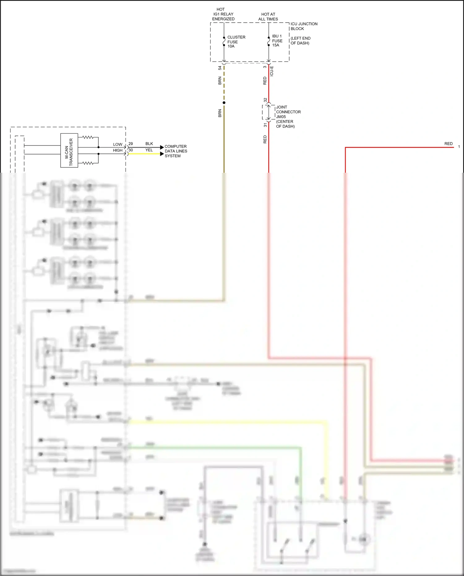 Wiring diagram icu-e for Hyundai Sonata VIII (2019-2023) (4 of 127)