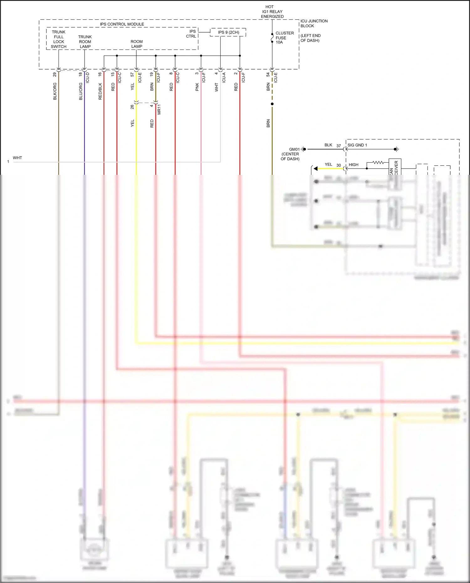 Wiring diagram icu-e for Hyundai Sonata VIII (2019-2023) (25 of 127)