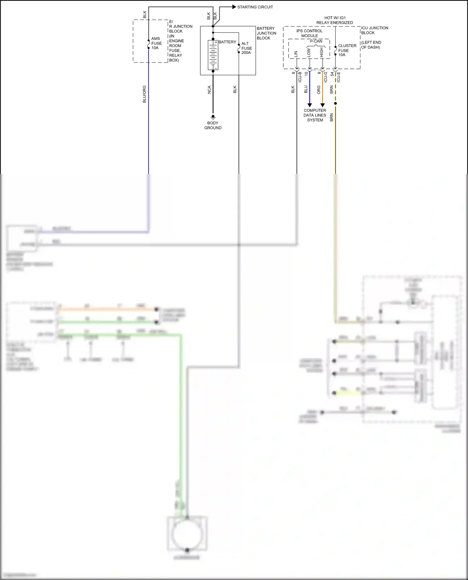 Wiring diagram icu-e for Hyundai Sonata VIII (2019-2023) (101 of 127)