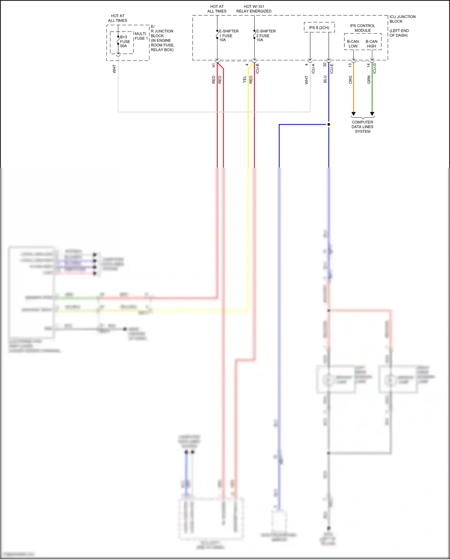 Wiring diagram icu-e for Hyundai Sonata VIII (2019-2023) (111 of 127)