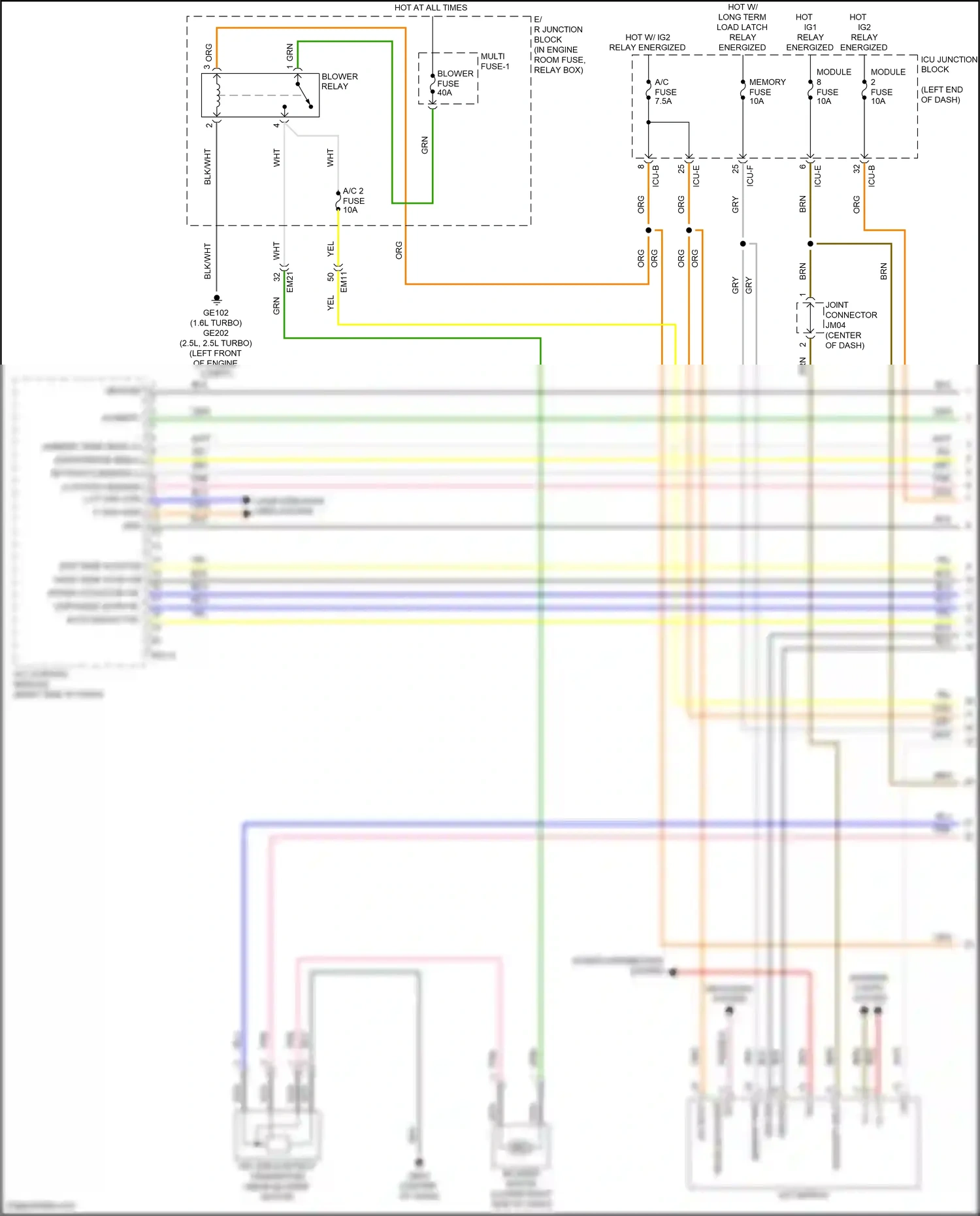 Wiring diagram icu-e for Hyundai Sonata VIII (2019-2023) (23 of 127)