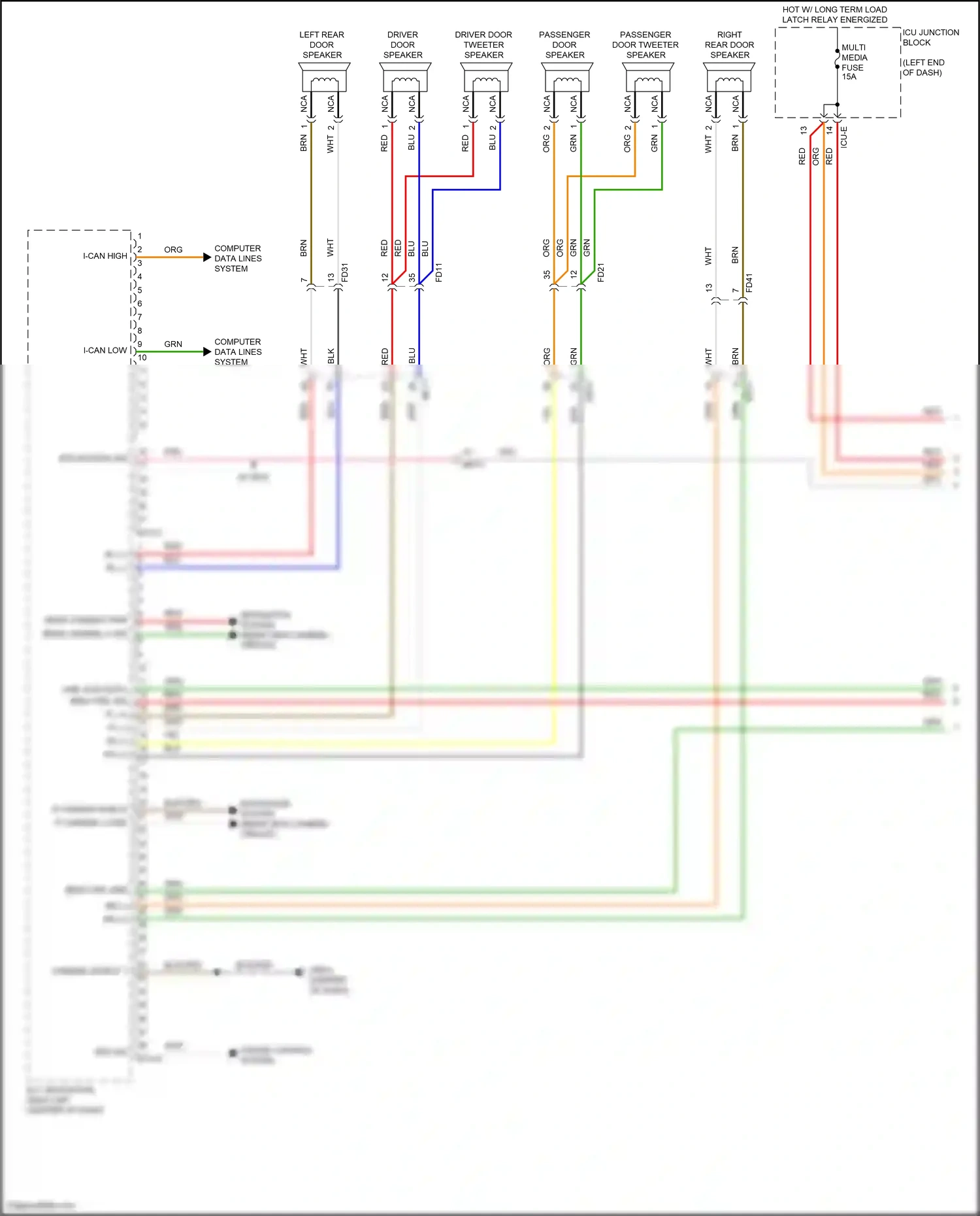 Wiring diagram icu-e for Hyundai Sonata VIII (2019-2023) (8 of 127)