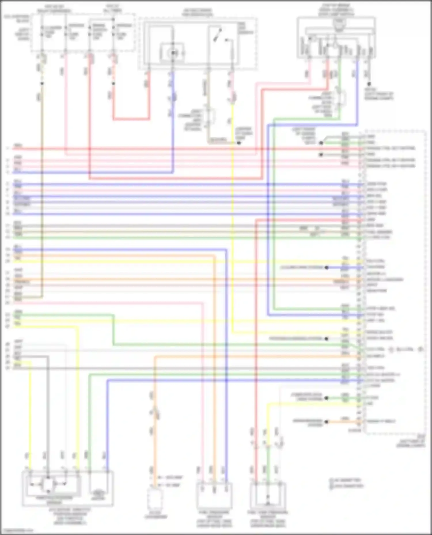 Wiring diagram icu junction block for Hyundai Sonata VIII (2019-2023) (150 of 161)