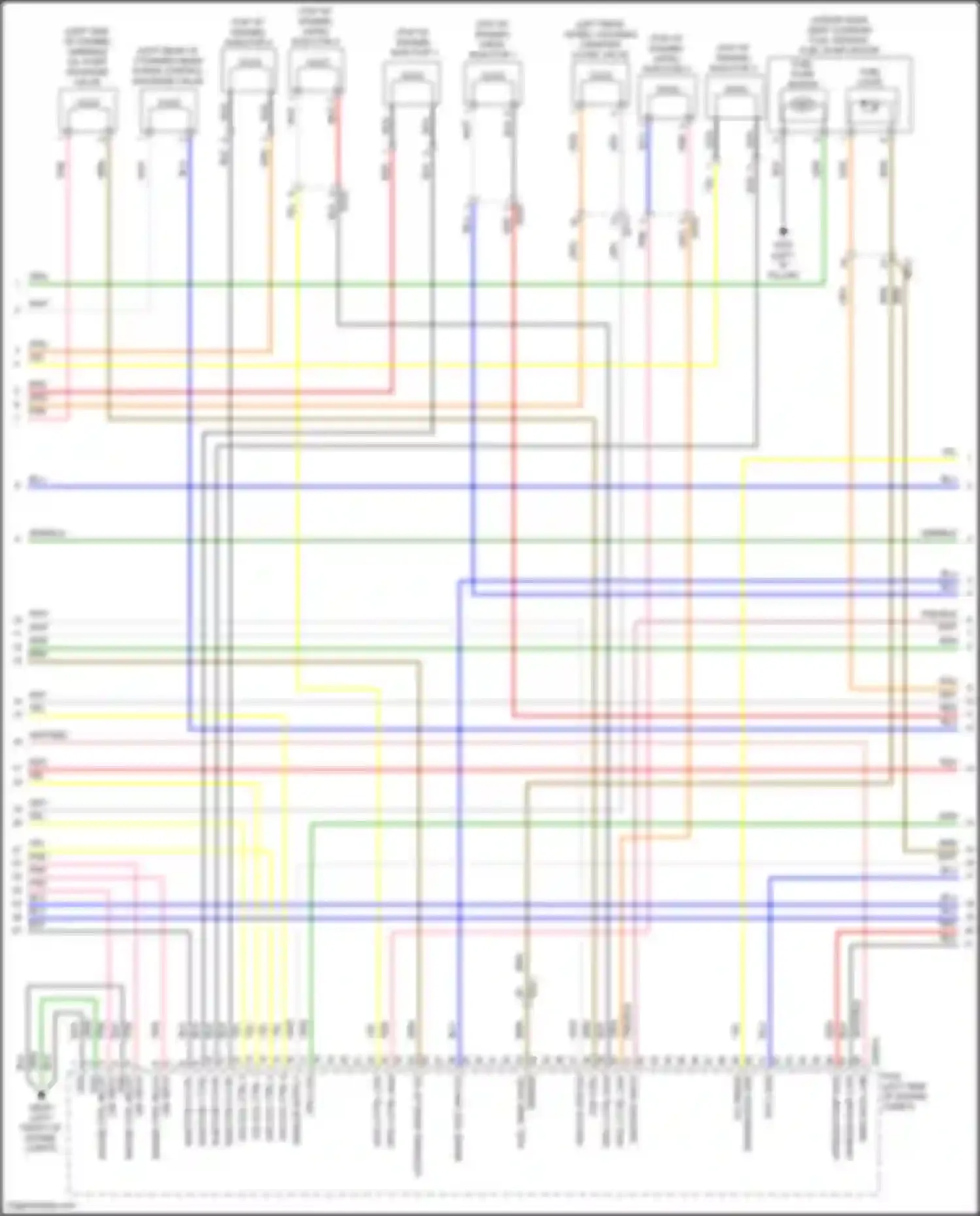 Wiring diagram injector 3 ctrl for Hyundai Sonata VIII (2019-2023) (2 of 2)