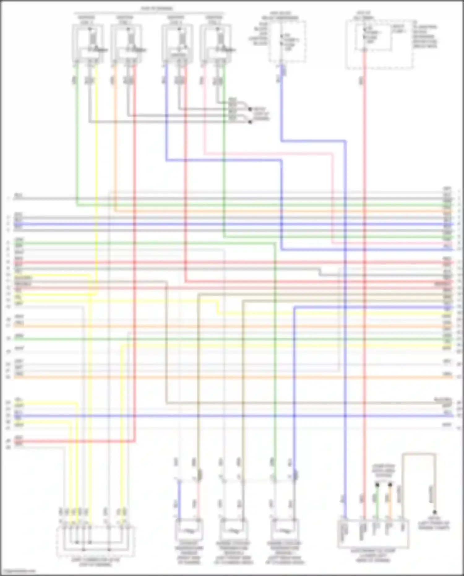 Wiring diagram input on/start for Hyundai Sonata VIII (2019-2023) (1 of 1)
