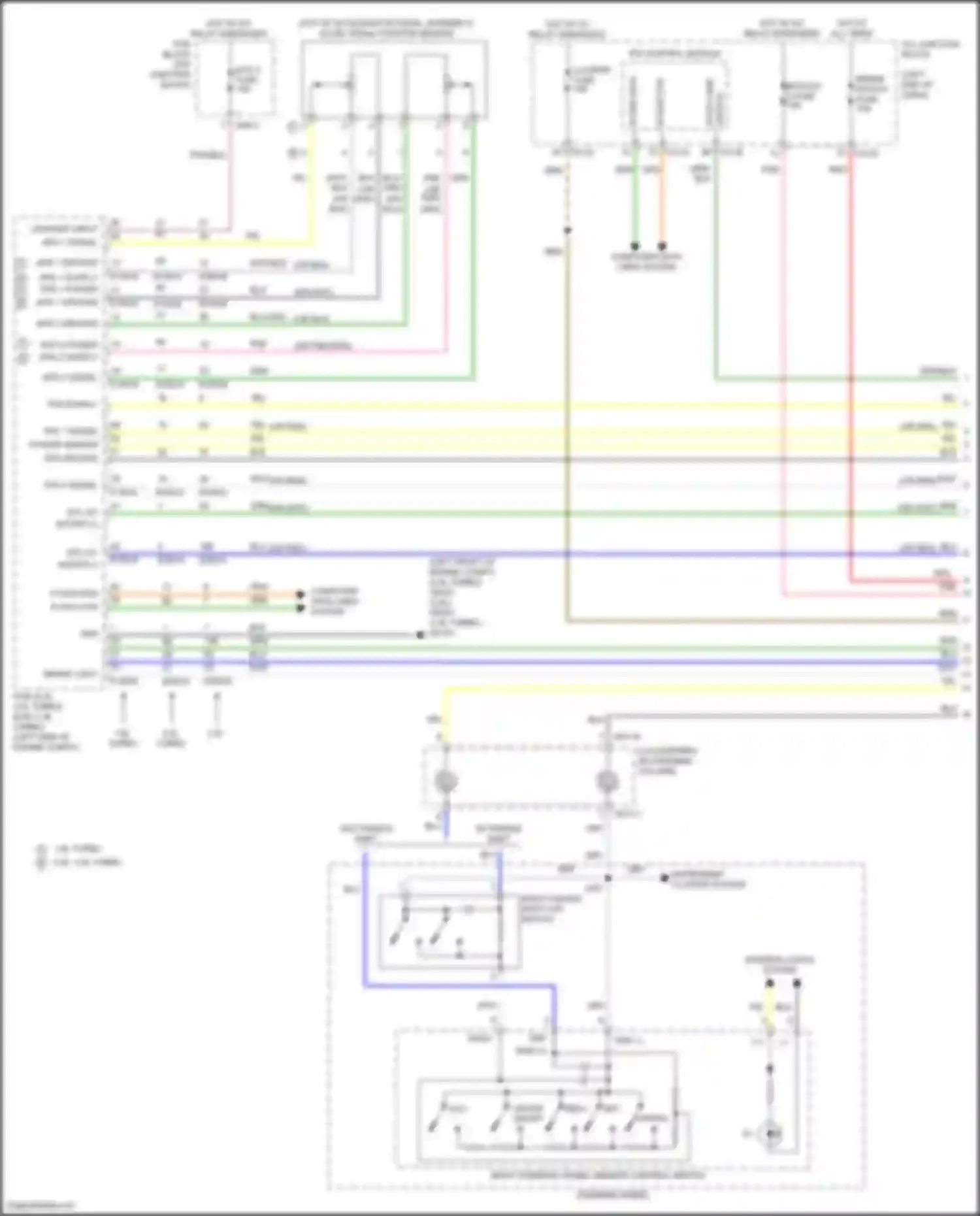 Wiring diagram ips control module for Hyundai Sonata VIII (2019-2023) (13 of 83)