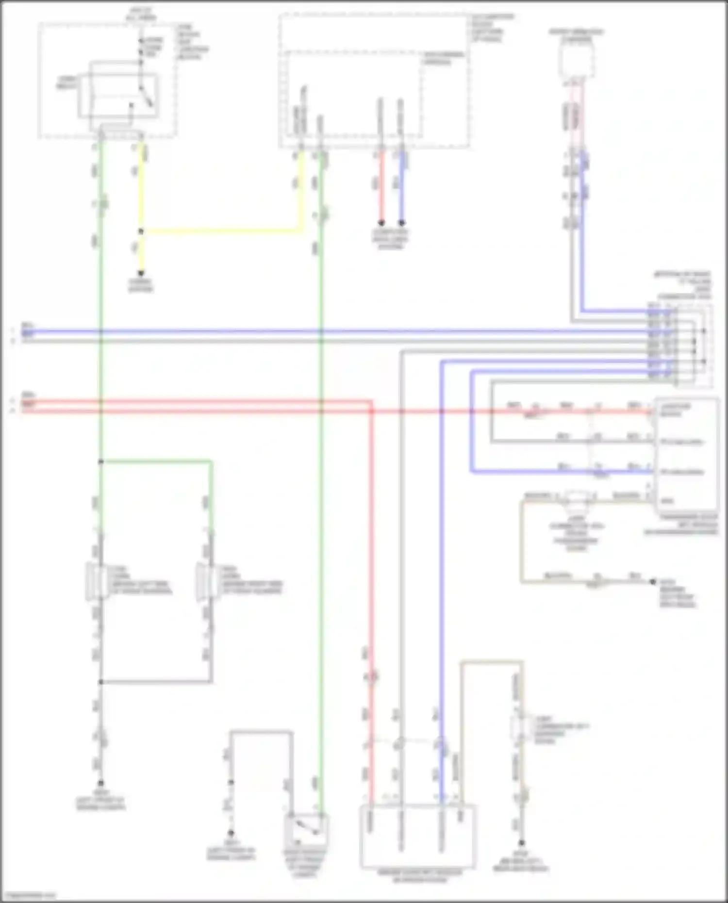 Wiring diagram junction block for Hyundai Sonata VIII (2019-2023) (1 of 2)