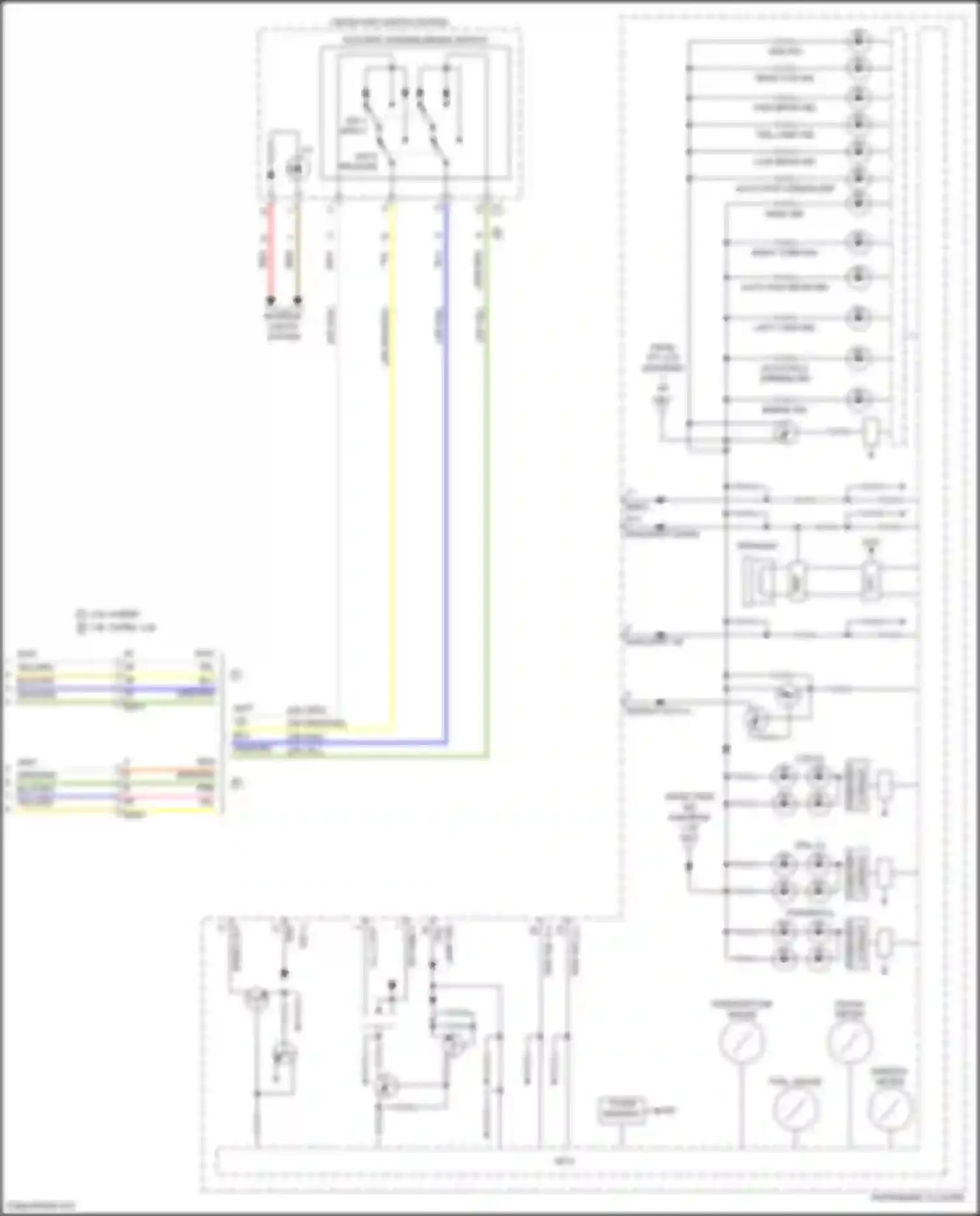 Wiring diagram lcd ill for Hyundai Sonata VIII (2019-2023) (1 of 1)