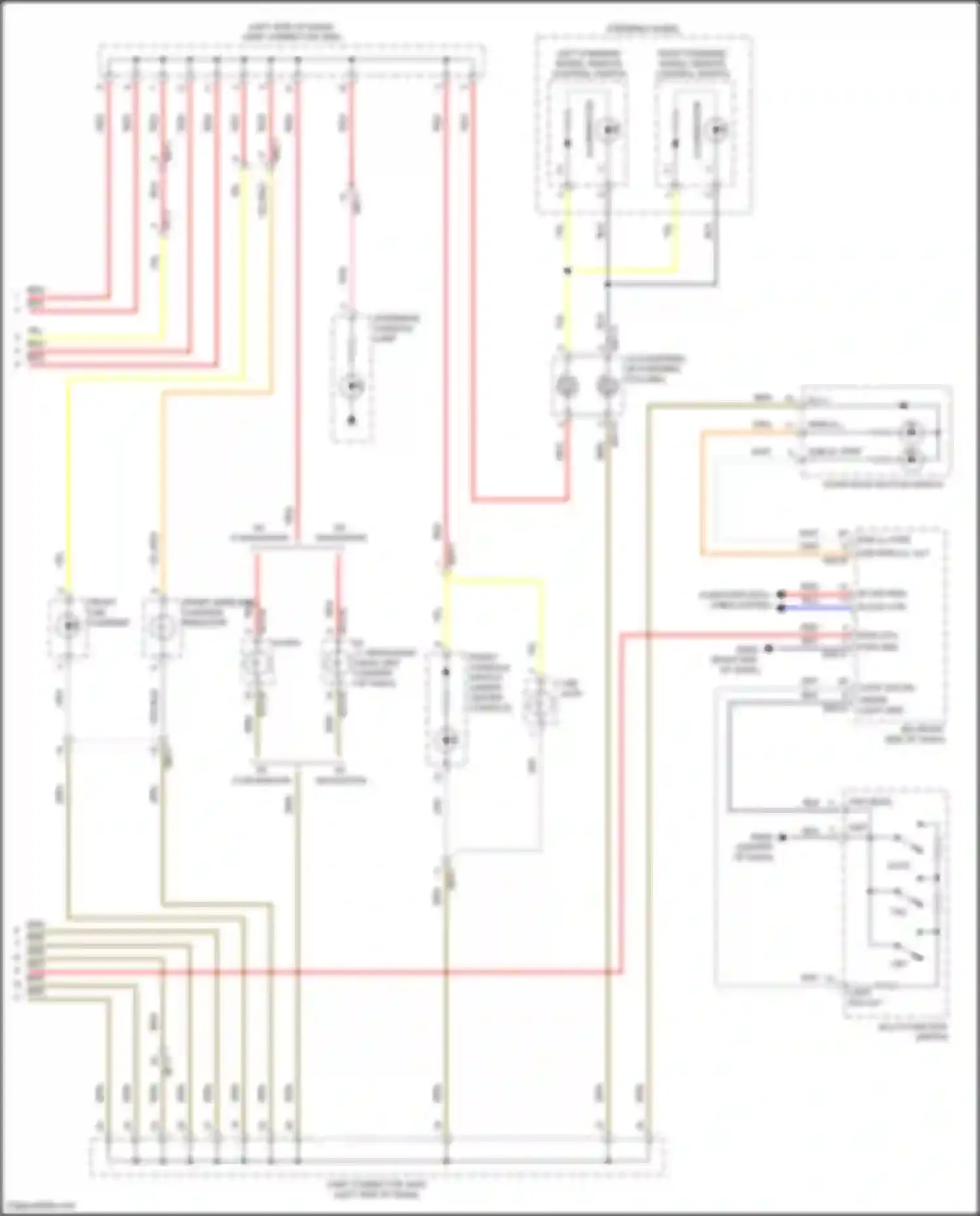 Wiring diagram light sw sig for Hyundai Sonata VIII (2019-2023) (2 of 2)