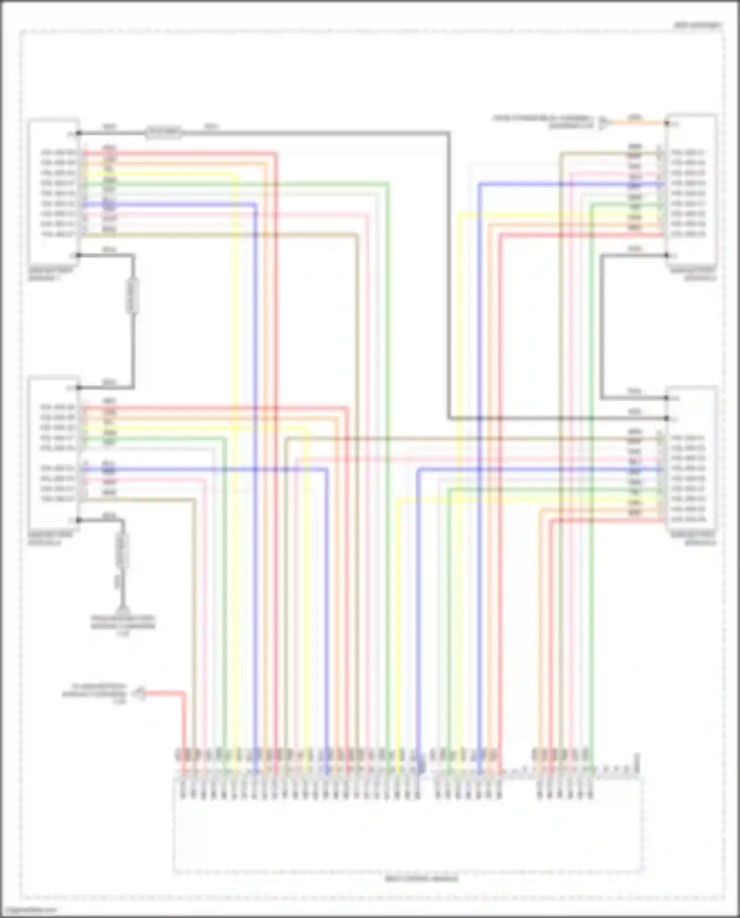 Wiring diagram main battery module 9 for Hyundai Sonata VIII (2019-2023) (1 of 1)
