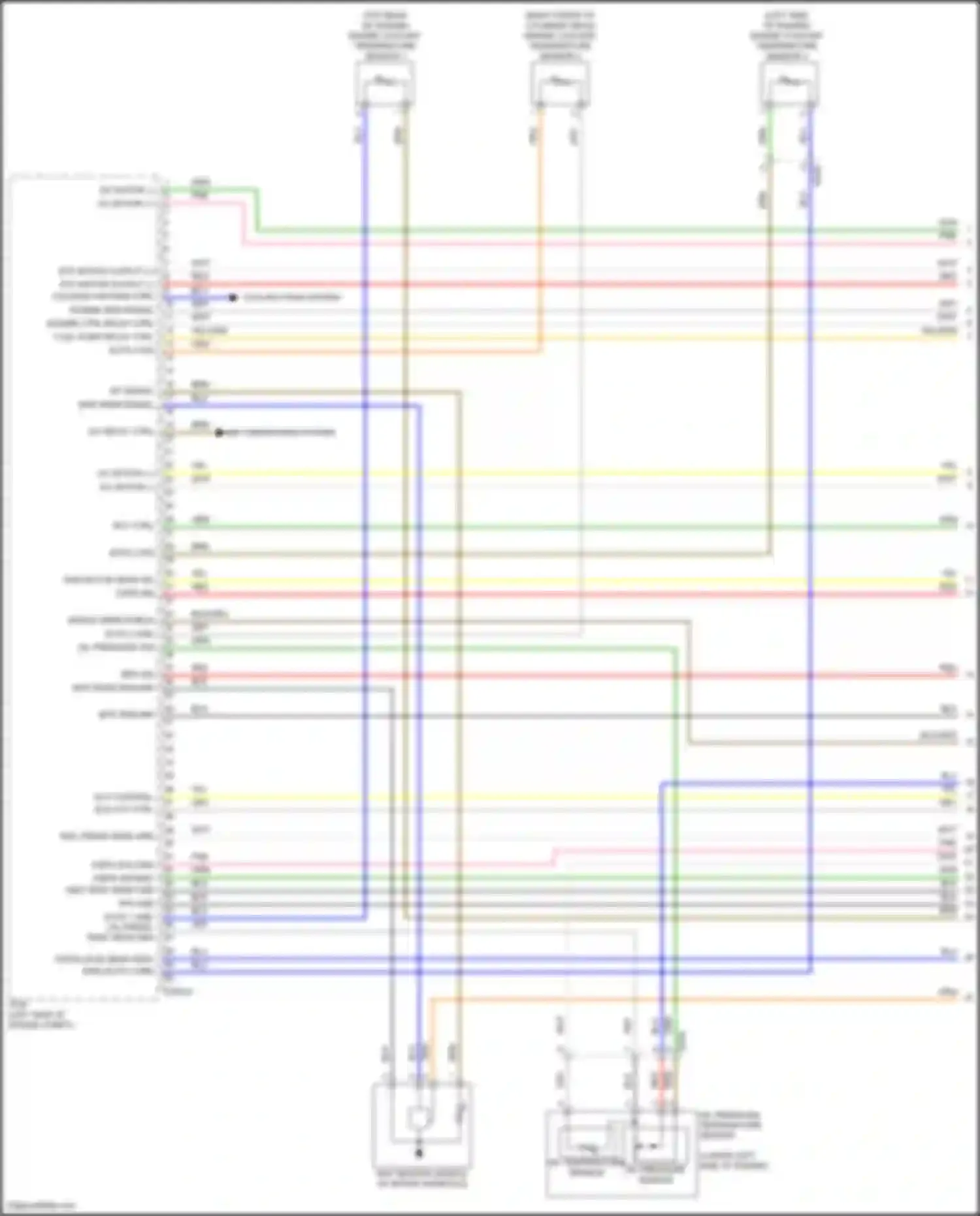Wiring diagram map snsr signal for Hyundai Sonata VIII (2019-2023) (1 of 1)