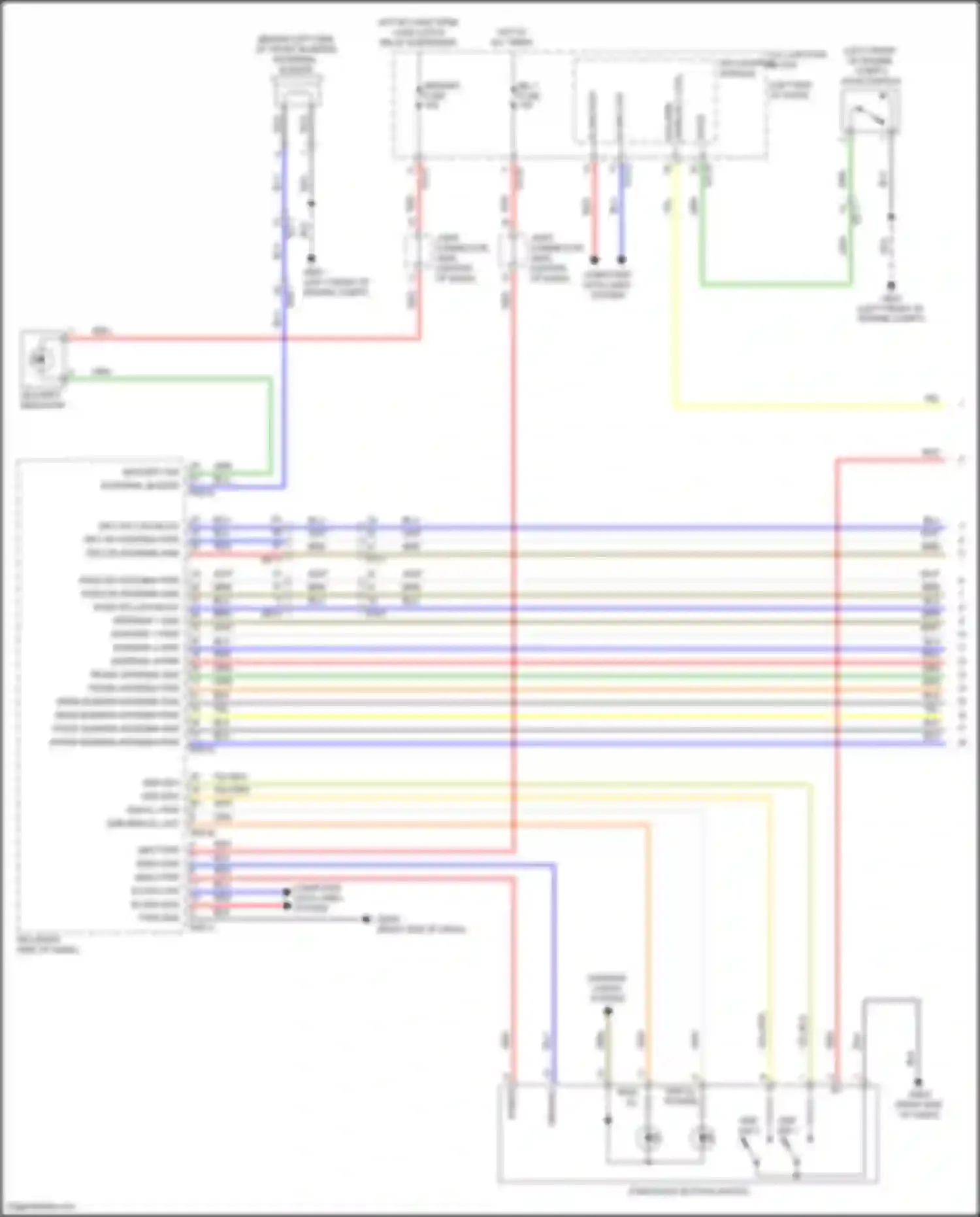 Wiring diagram memory fuse for Hyundai Sonata VIII (2019-2023) (14 of 21)