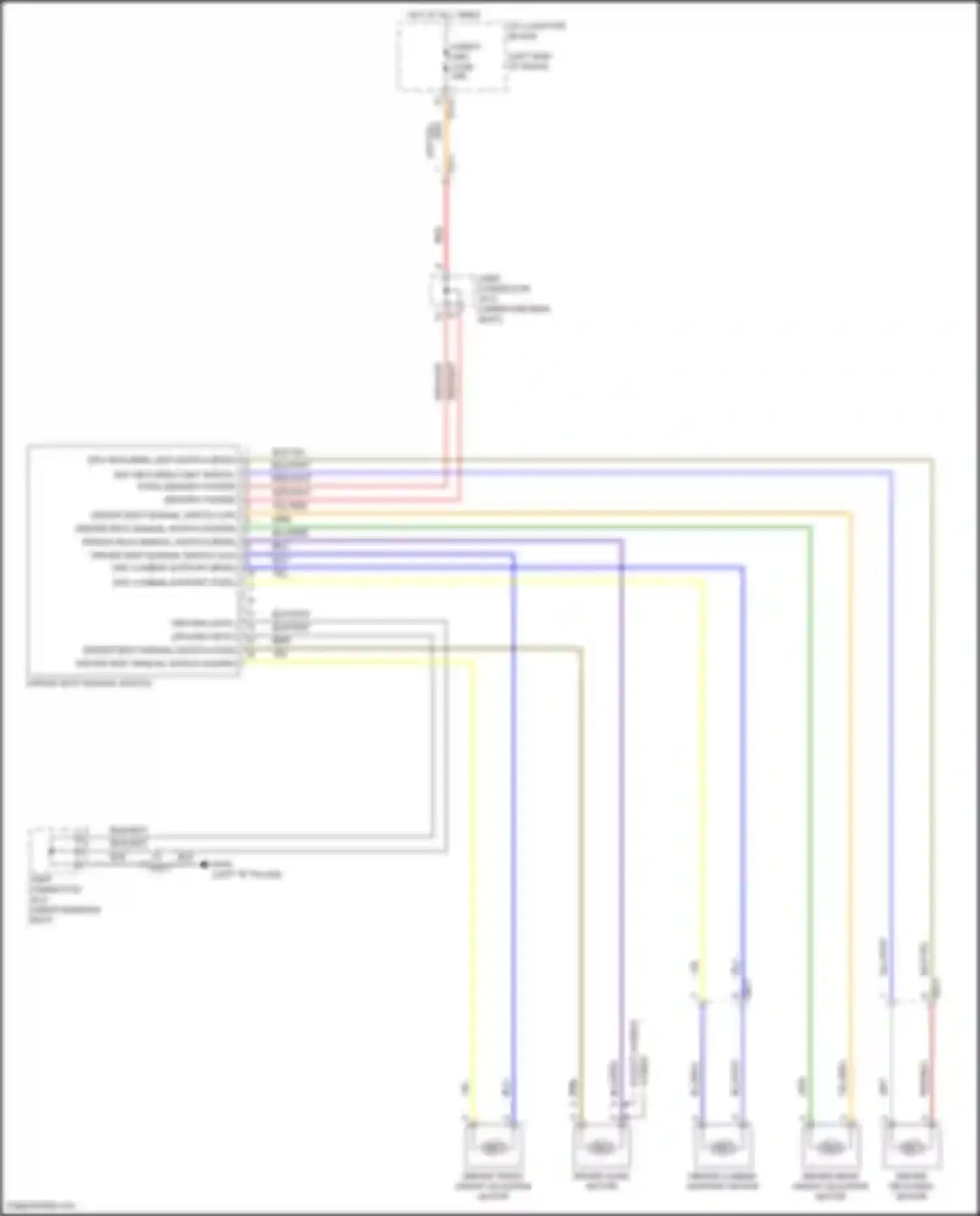 Wiring diagram memory power for Hyundai Sonata VIII (2019-2023) (22 of 38)