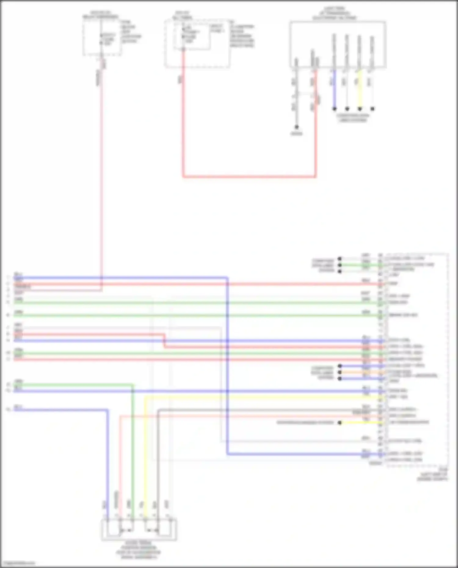 Wiring diagram memory power for Hyundai Sonata VIII (2019-2023) (38 of 38)