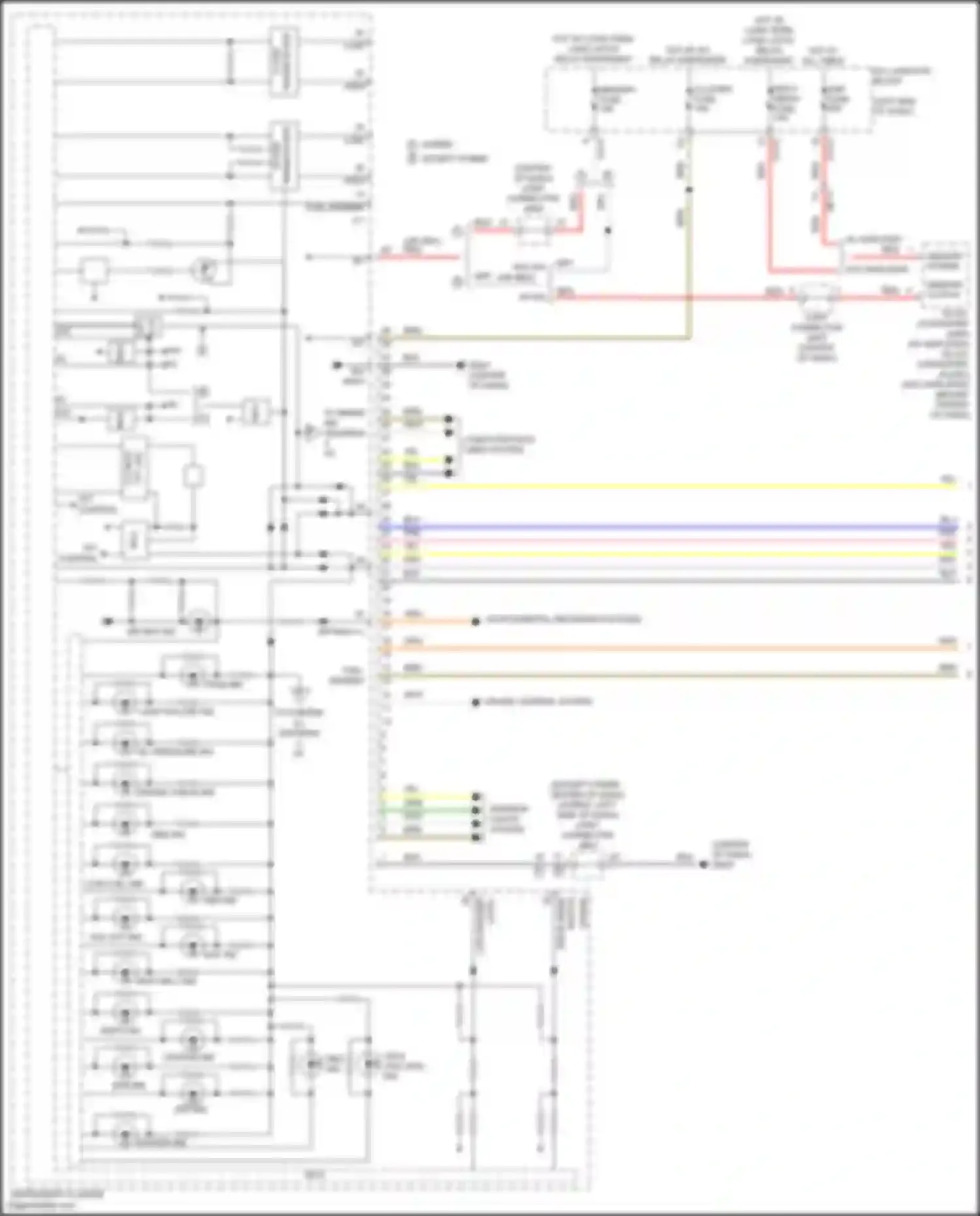 Wiring diagram memory power for Hyundai Sonata VIII (2019-2023) (4 of 38)