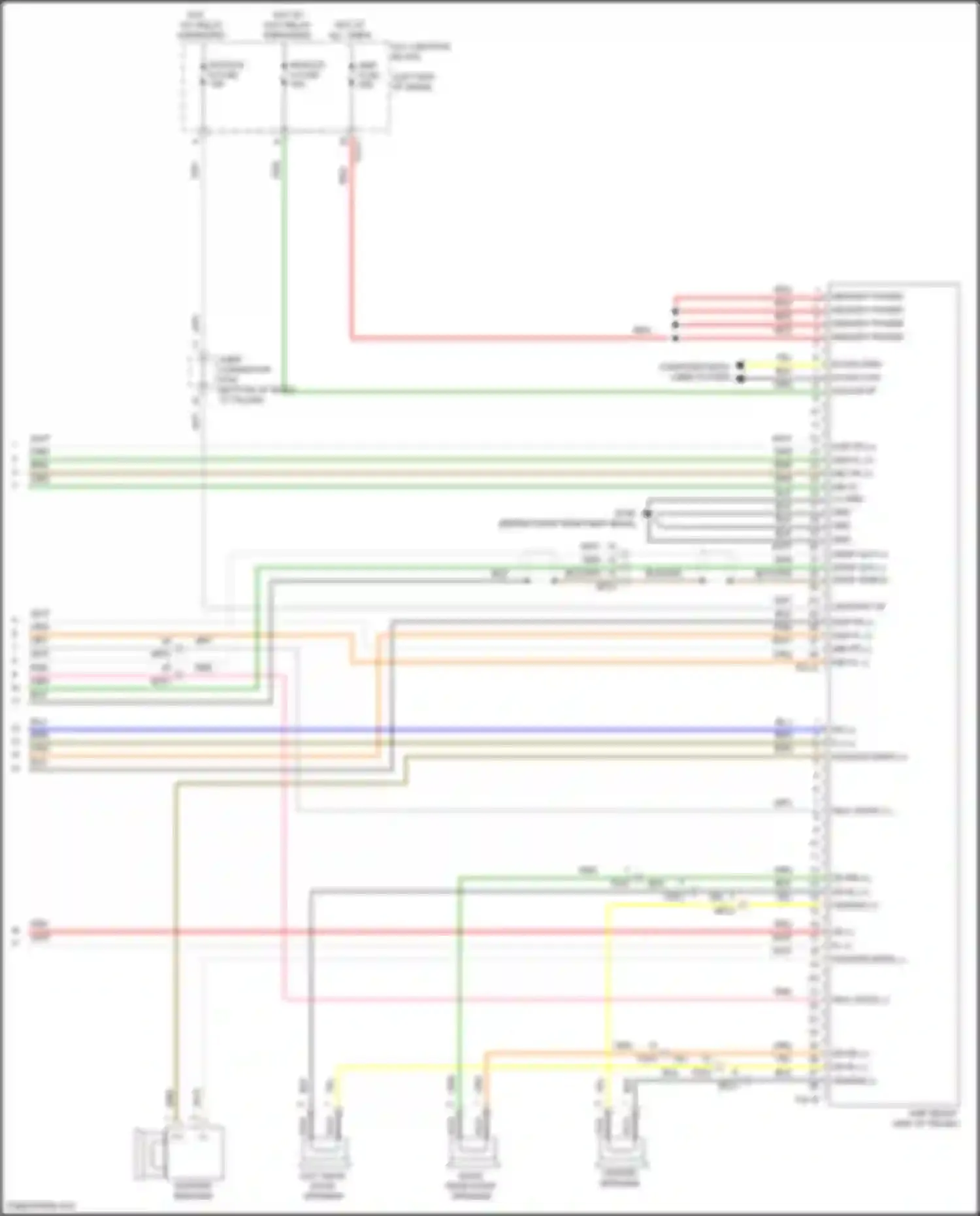 Wiring diagram module 4 fuse for Hyundai Sonata VIII (2019-2023) (20 of 31)