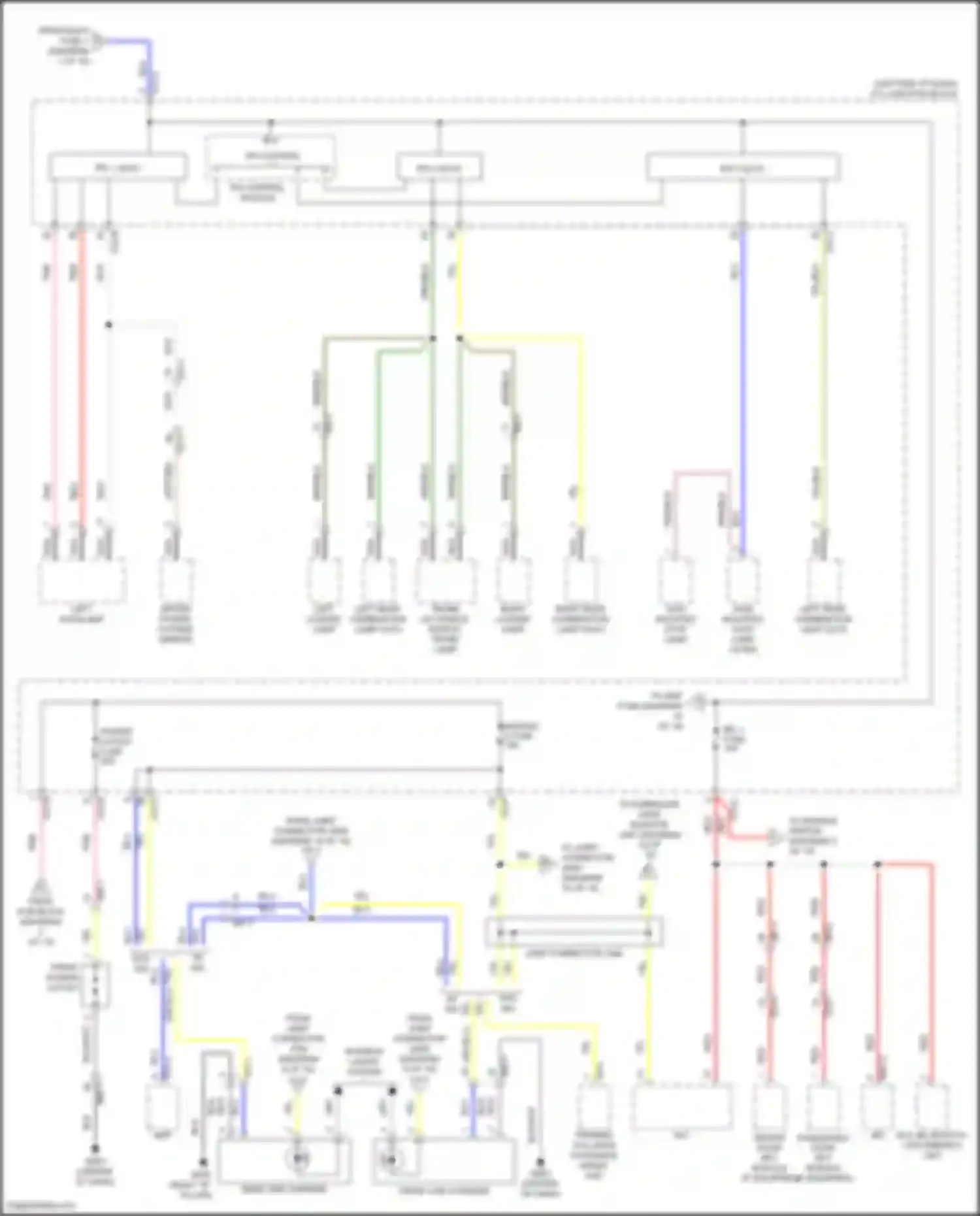 Wiring diagram module 4 fuse for Hyundai Sonata VIII (2019-2023) (26 of 31)