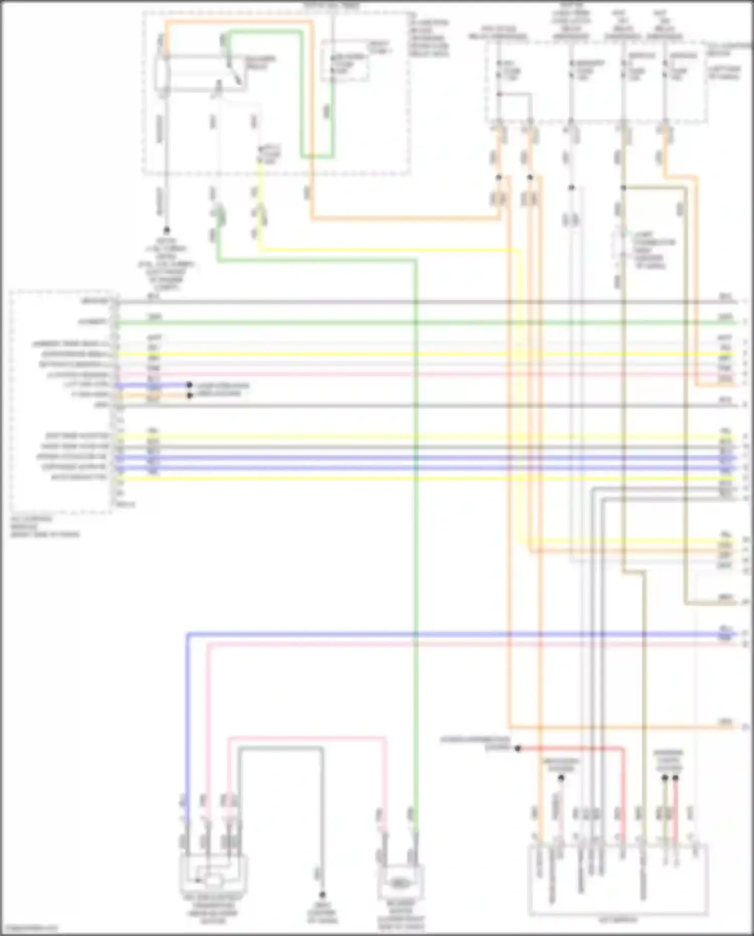 Wiring diagram on input for Hyundai Sonata VIII (2019-2023) (1 of 18)