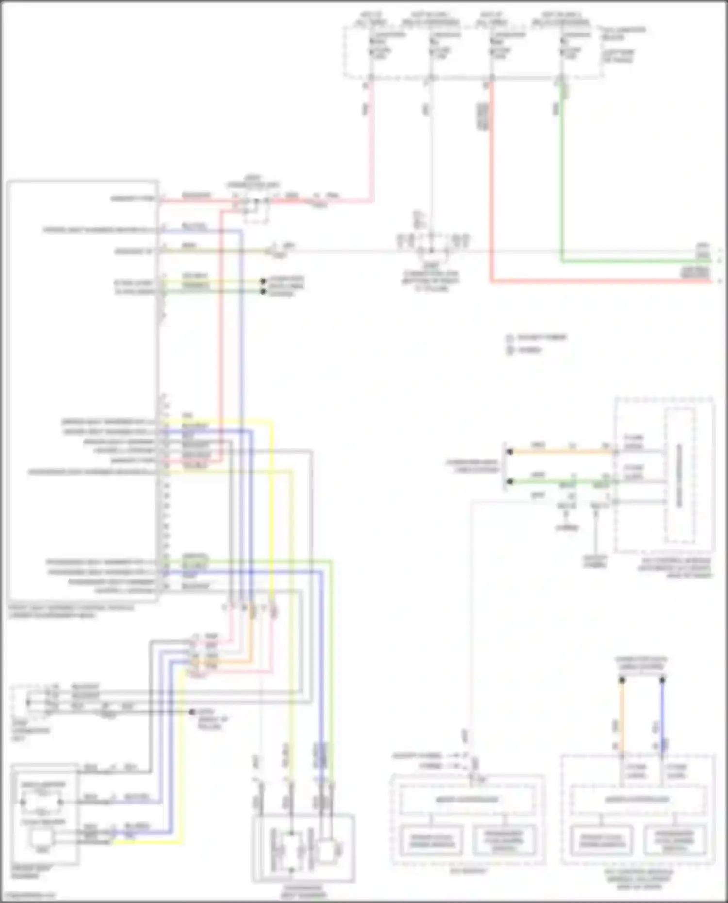 Wiring diagram on/start i/p for Hyundai Sonata VIII (2019-2023) (5 of 12)