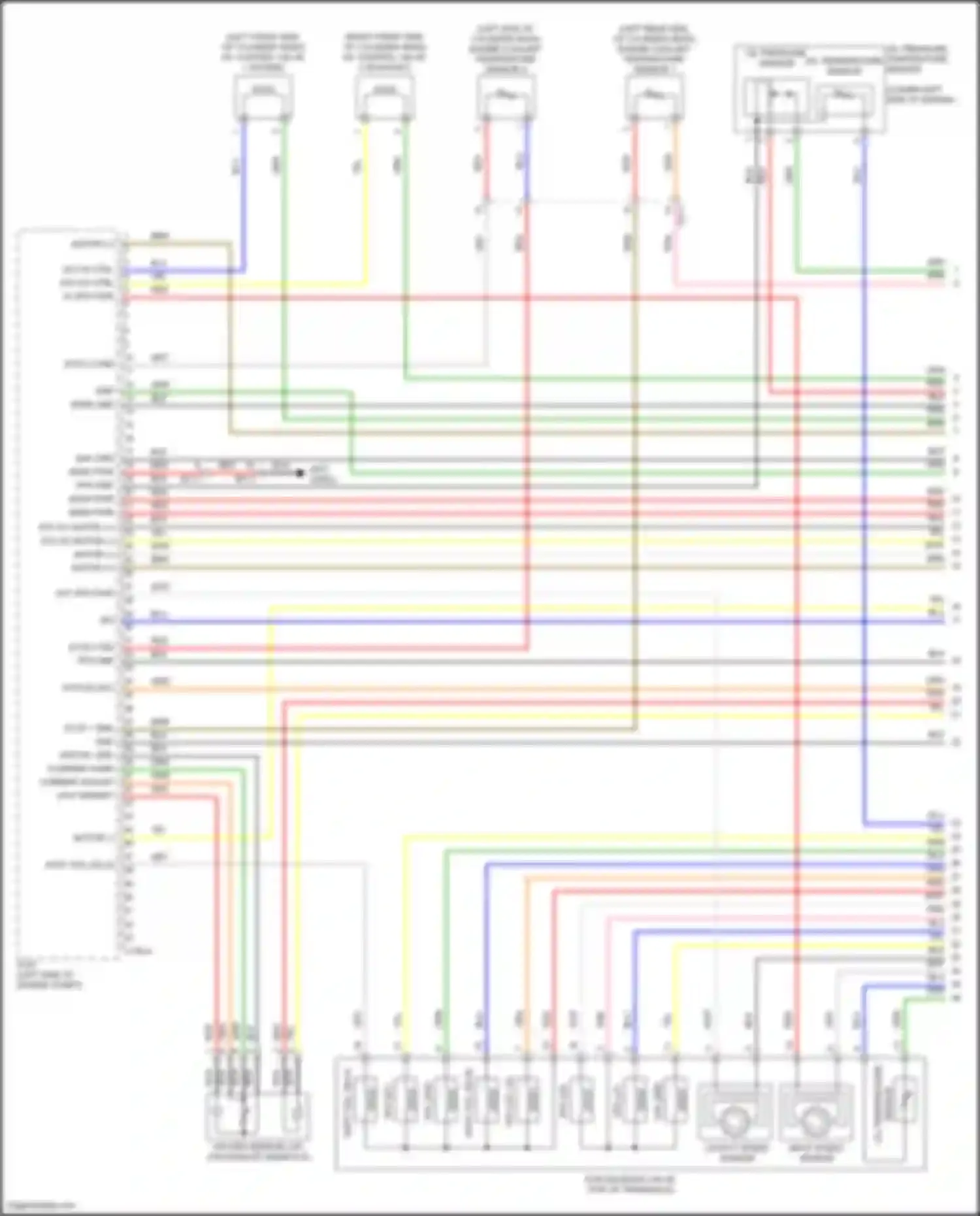 Wiring diagram output speed sensor for Hyundai Sonata VIII (2019-2023) (4 of 5)