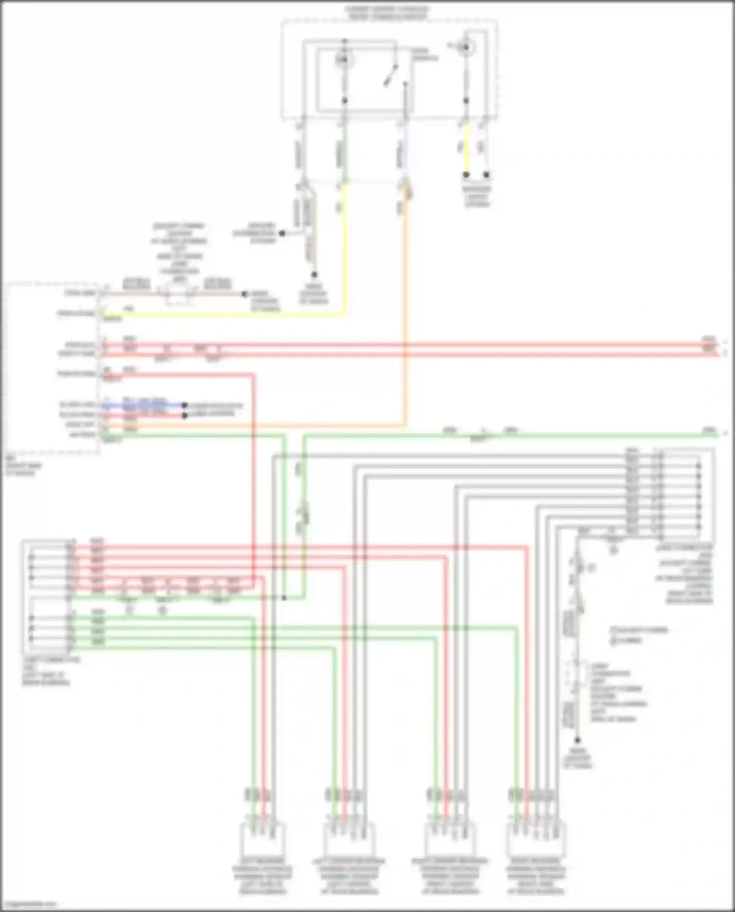 Wiring diagram pdw-f pwr for Hyundai Sonata VIII (2019-2023) (1 of 3)