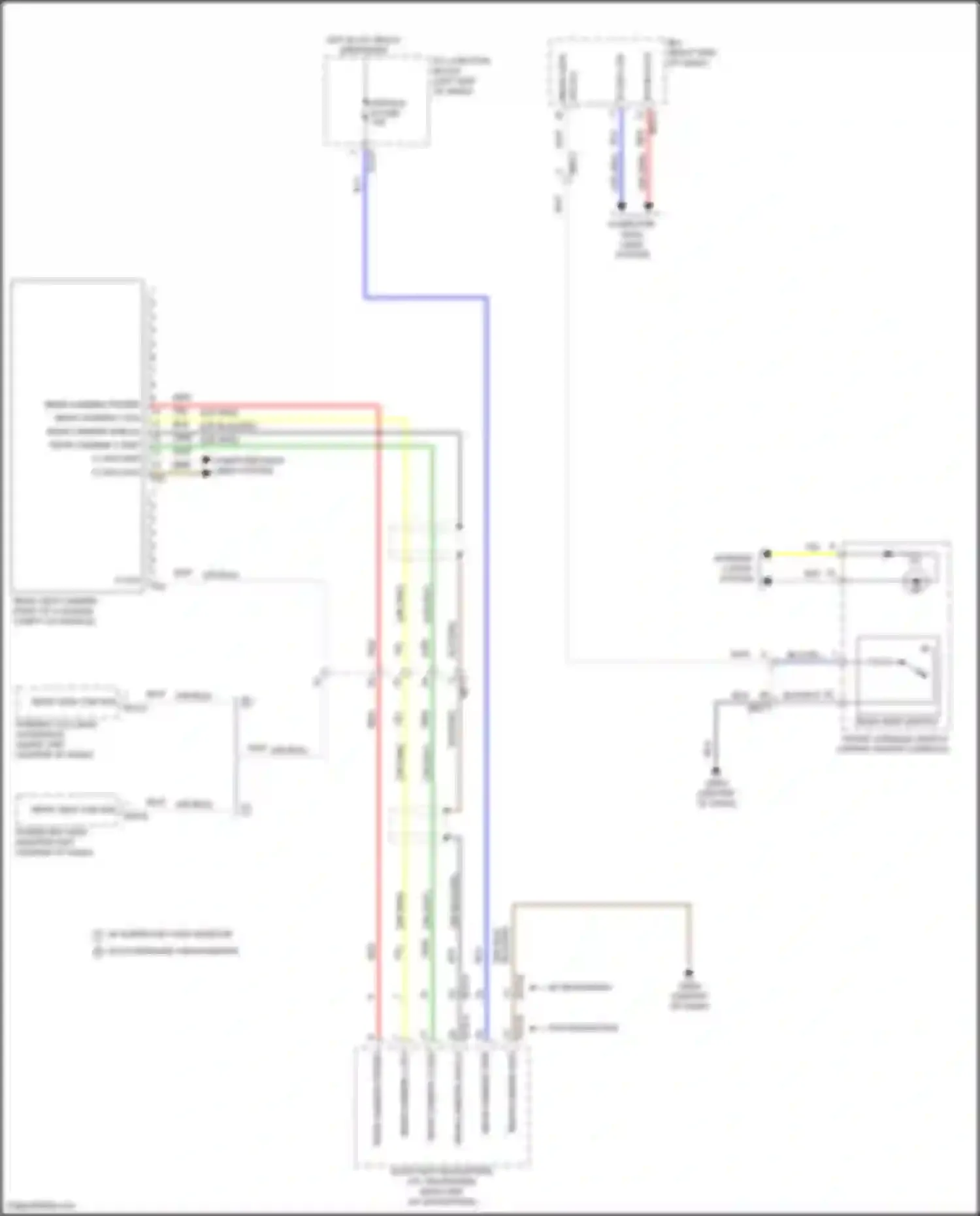 Wiring diagram rear camera power for Hyundai Sonata VIII (2019-2023) (1 of 1)