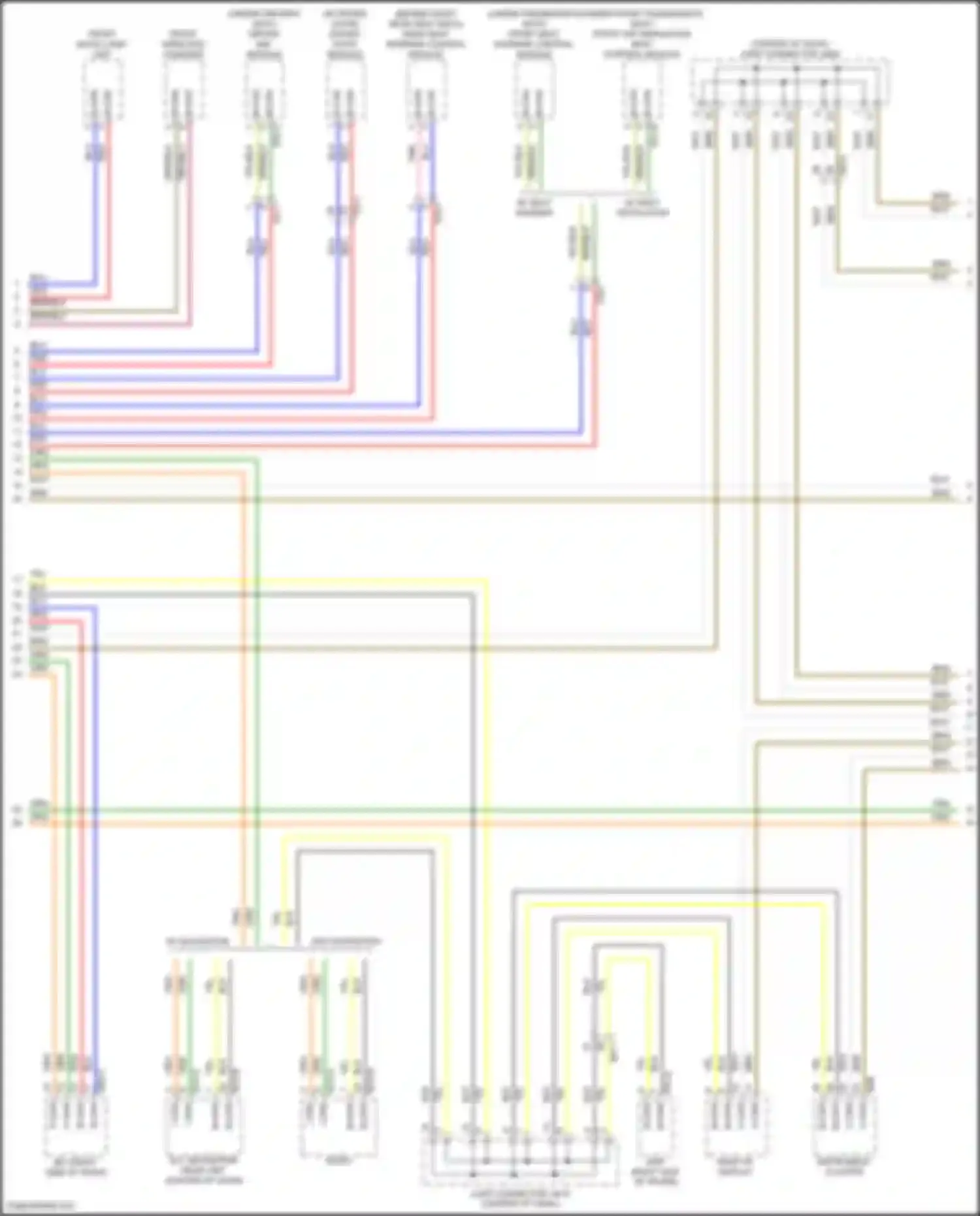 Wiring diagram rear seat warmer control module for Hyundai Sonata VIII (2019-2023) (2 of 9)