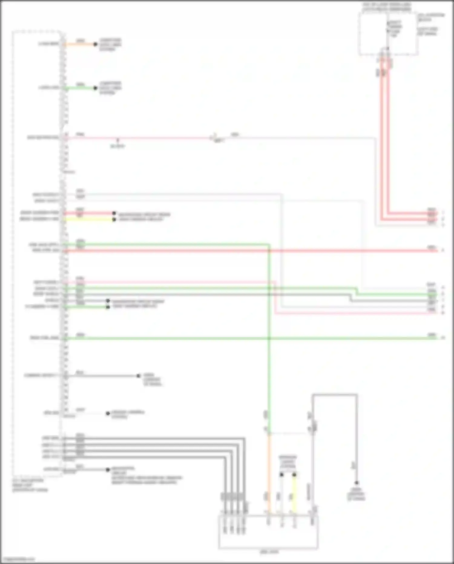 Wiring diagram rem ctrl gnd for Hyundai Sonata VIII (2019-2023) (1 of 12)