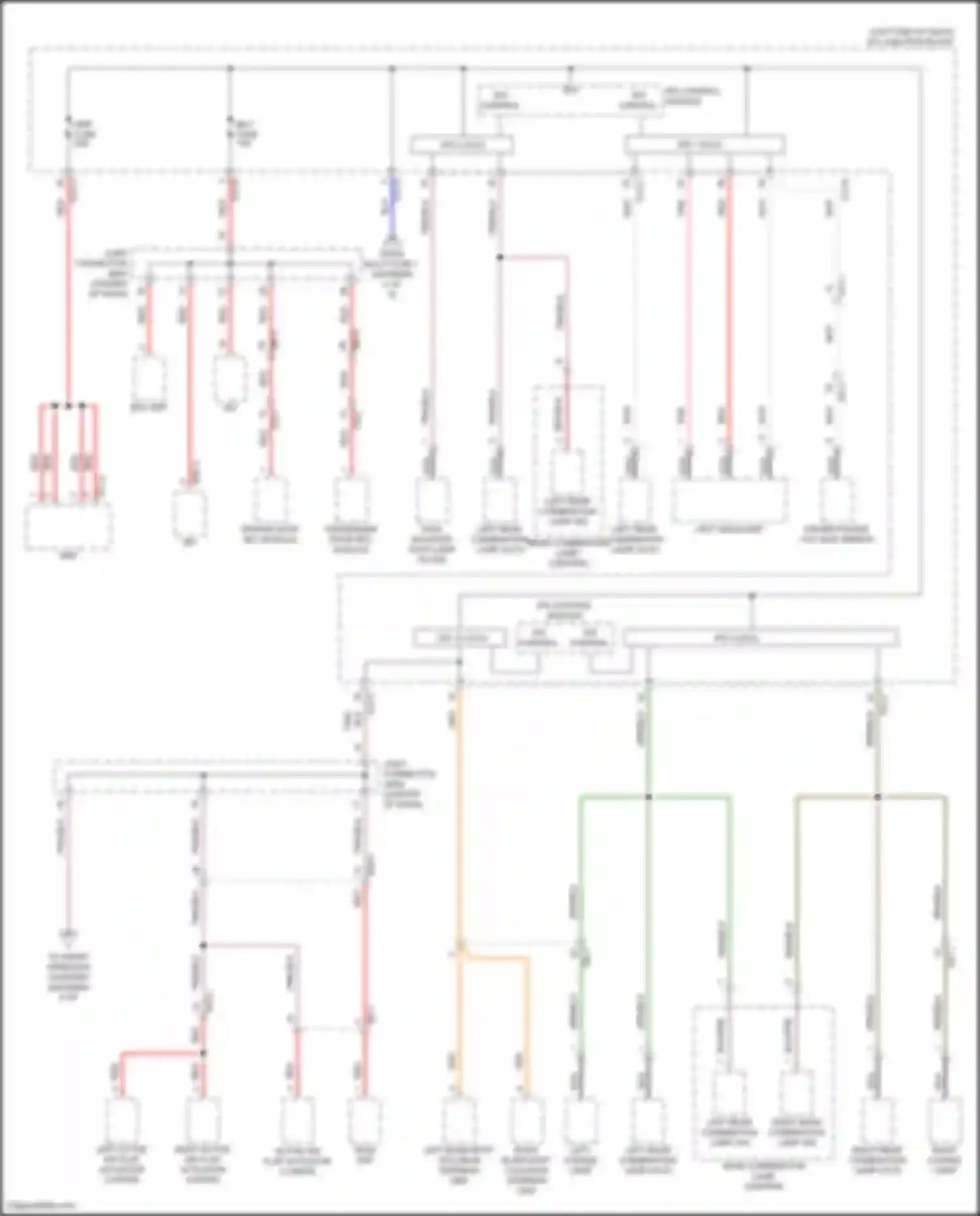 Wiring diagram right blind-spot collision warning unit for Hyundai Sonata VIII (2019-2023) (7 of 7)