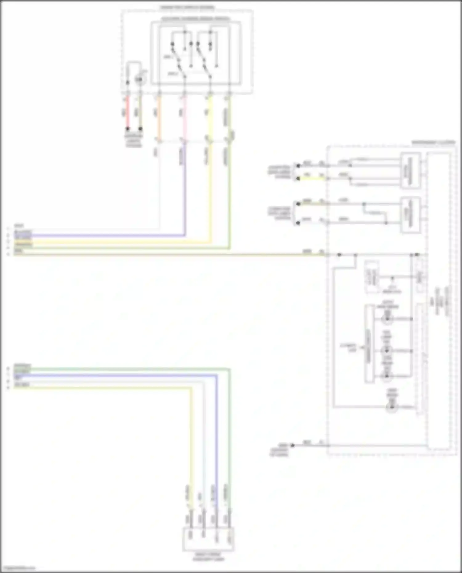 Wiring diagram right front auxiliary lamp for Hyundai Sonata VIII (2019-2023) (5 of 6)